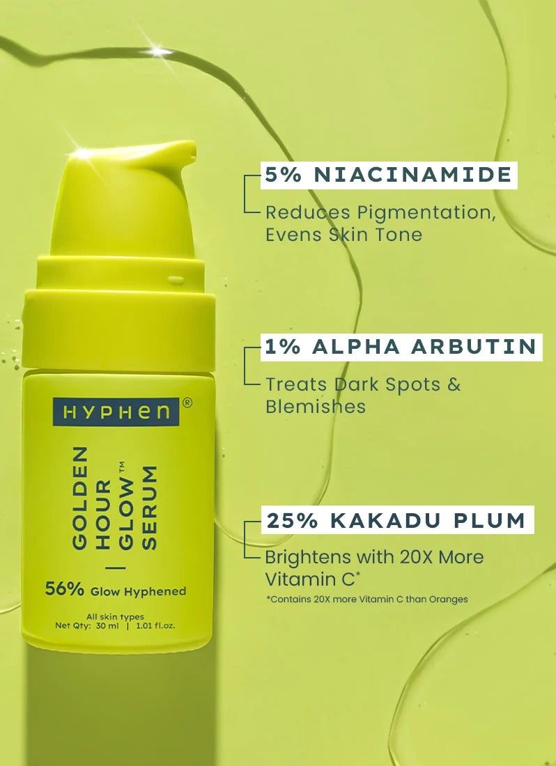 Hyphen Golden Hour Glow Face Serum - 30ml