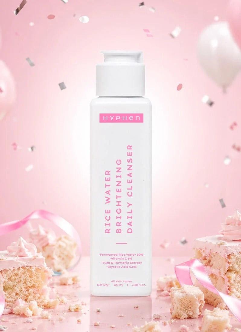 Hyphen 10% Rice Water Face Wash - 100 ml