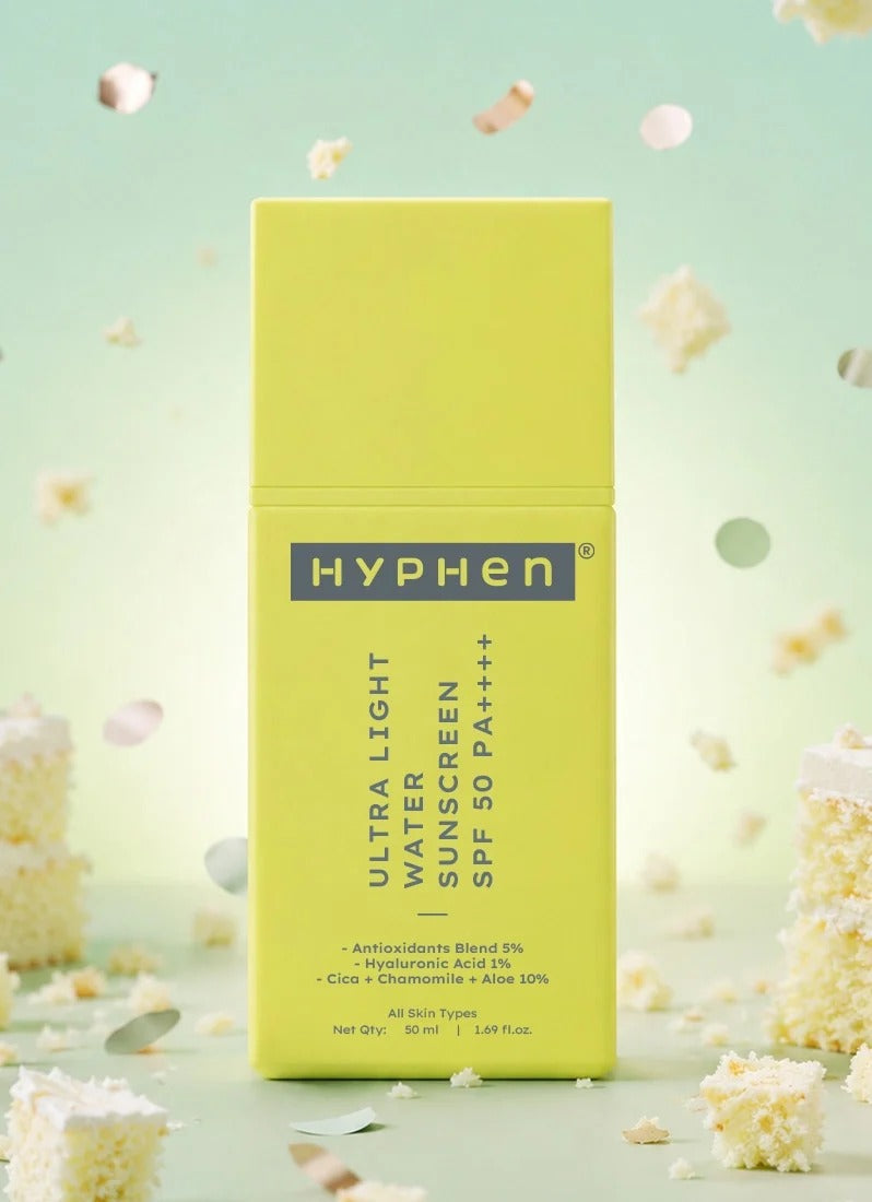 Hyphen Ultra Light Water Sunscreen Spf 50 Pa ++++