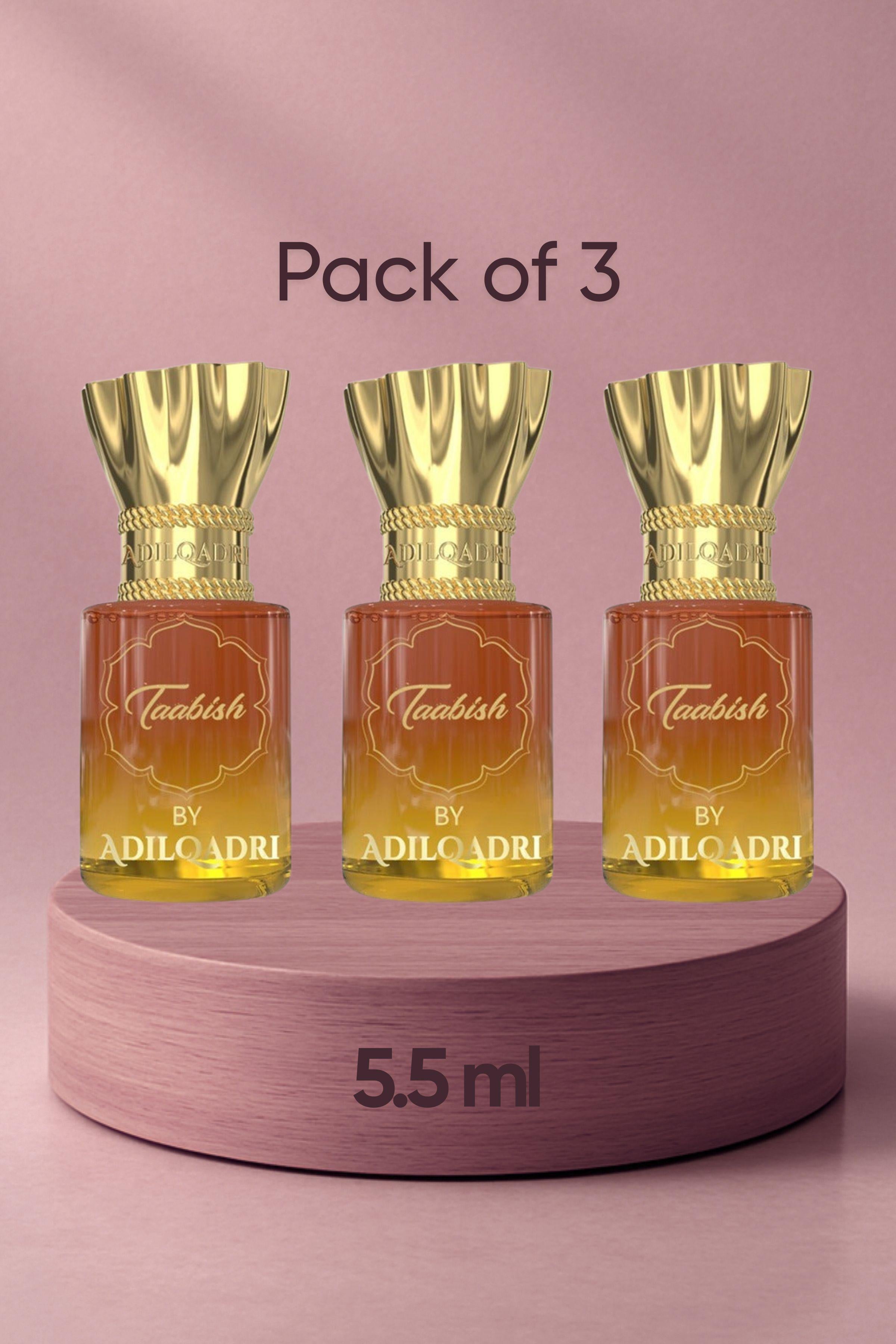AdilQadri Taabish Luxury Attar Perfume - Pack of 3 (5.5.ml)
