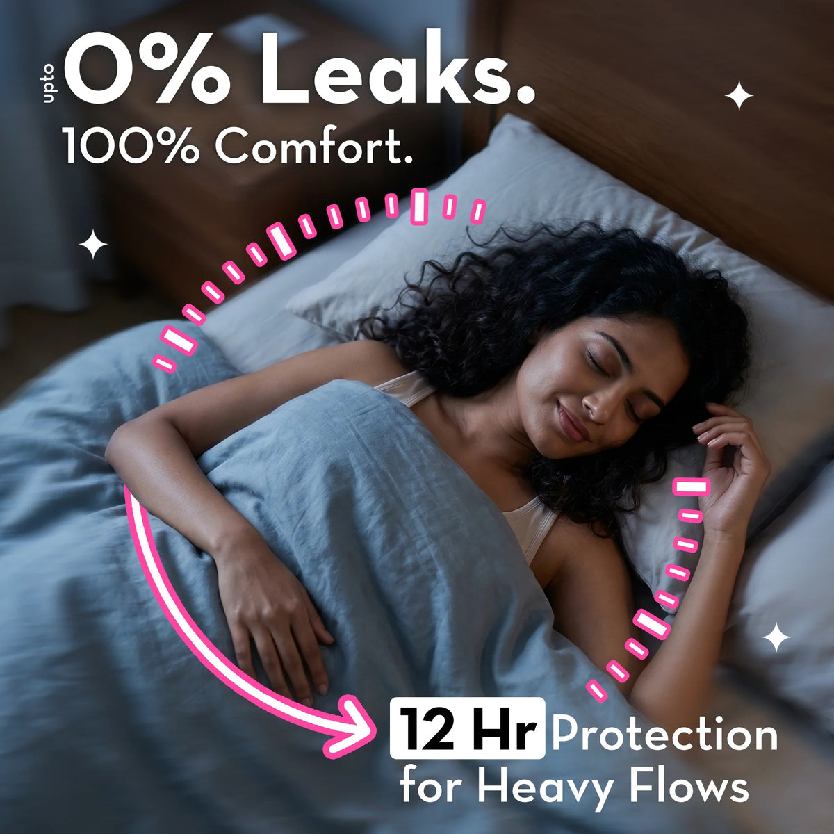 Plush Comfort High Waist Disposable Anti-Bacterial Period Panty | Heavy Flow - 5 Pcs L/XL (75-115cm)
