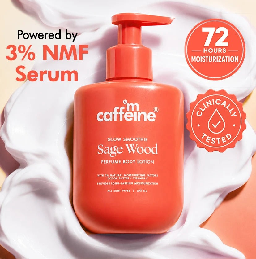 mCaffeine Sage Wood Serum Perfume Body Lotion - 275ml