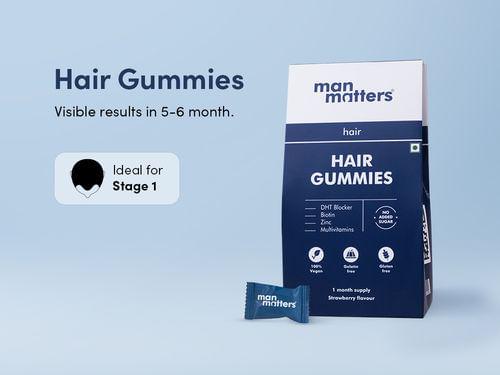 Man Matters Biotin Hair Gummies (30N) No Sugar