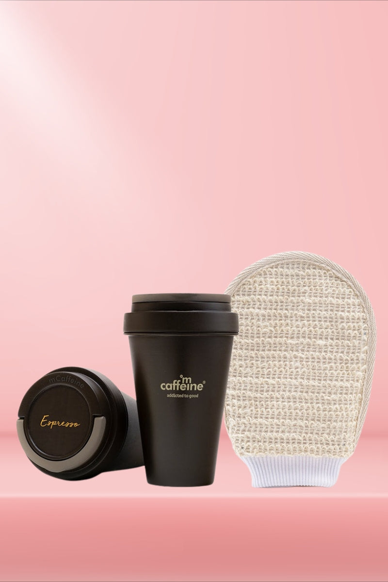 mCaffeine Exfoliating Shower Routine