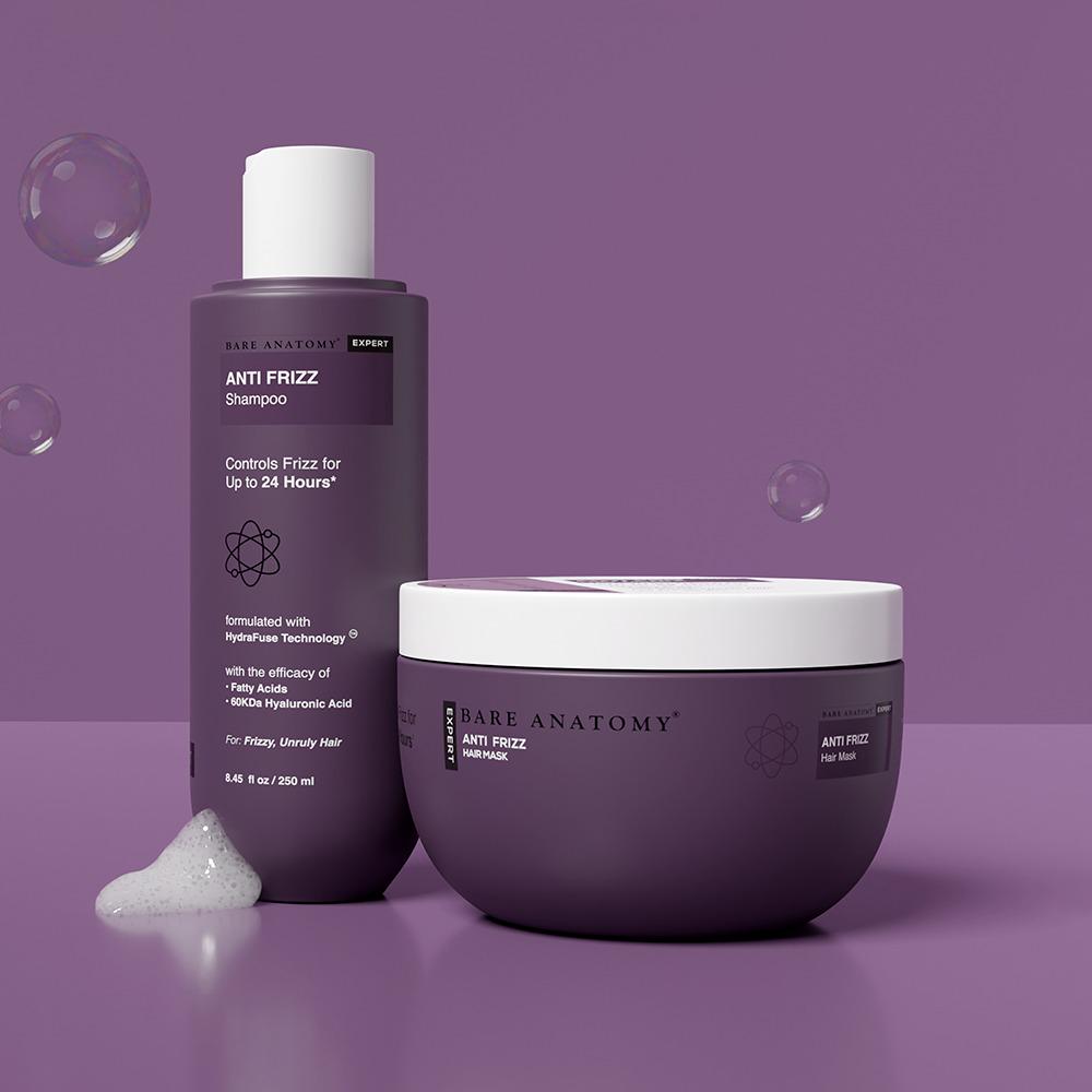 Bare Anatomy Anti-Frizz Kit - Mask & Shampoo Combo