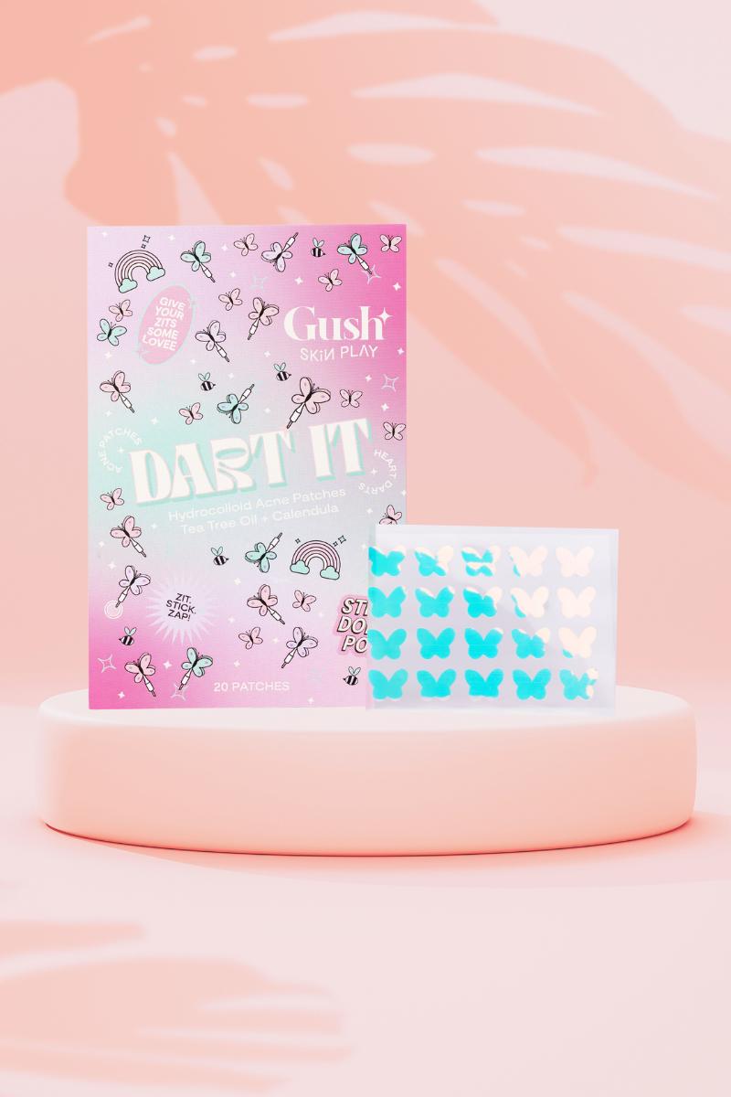 Gush Beauty Dart It Hydrocolloid Pimple Patches- Holographic Butterfly
