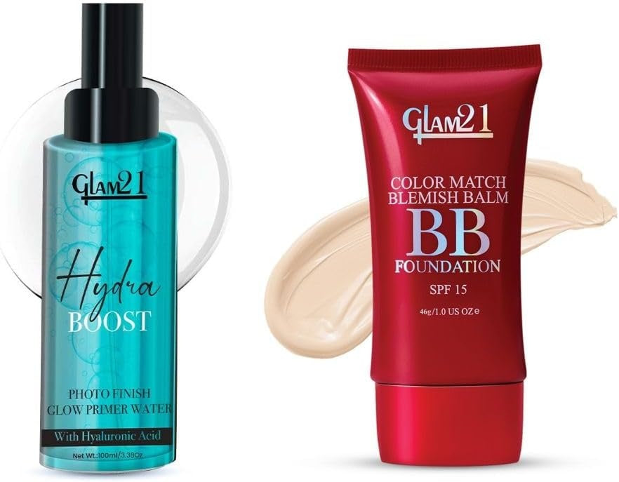 Glam21 Hydra Boost Primer Water + BB Foundation (Light Natural)