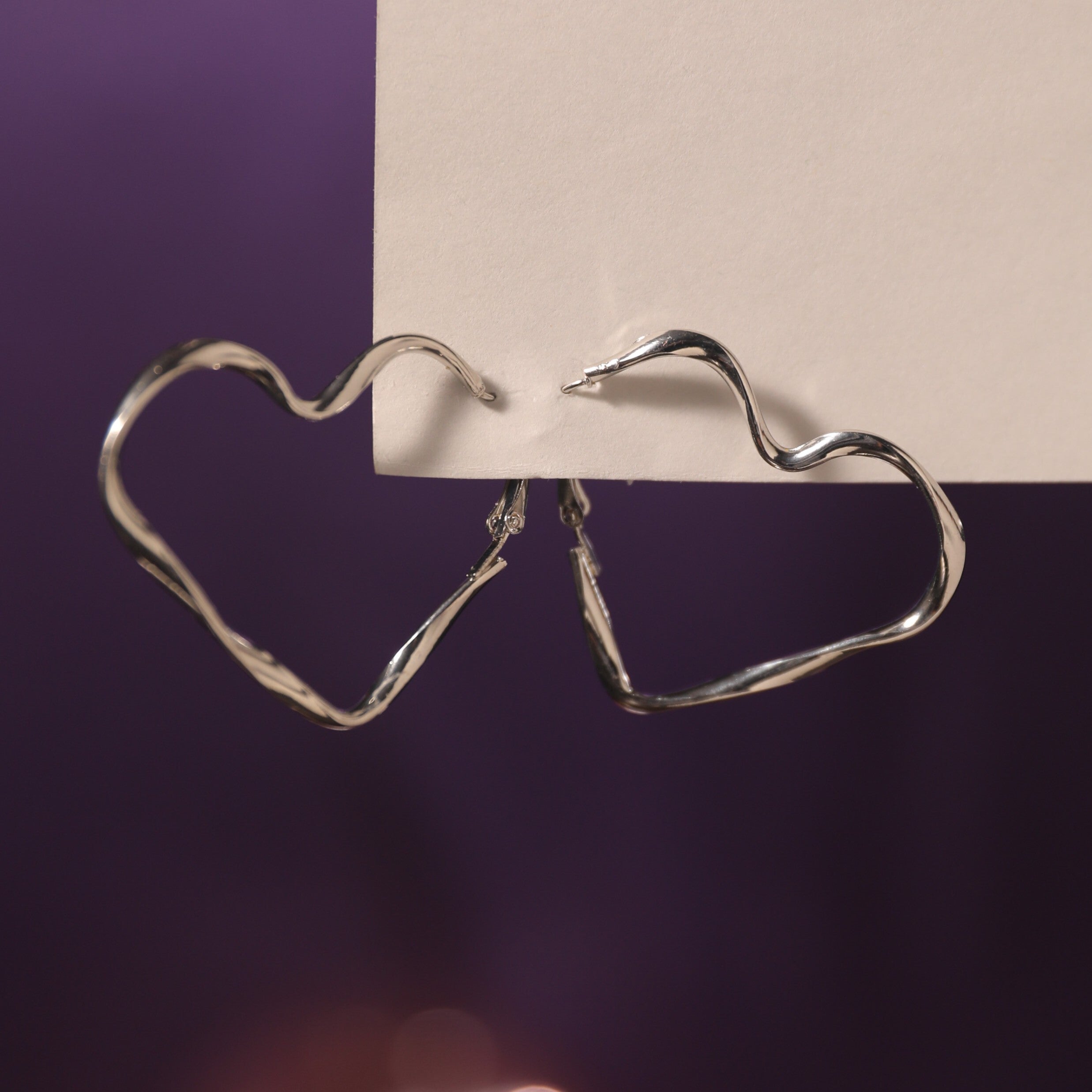 Salty Lovelit Silver Hoops