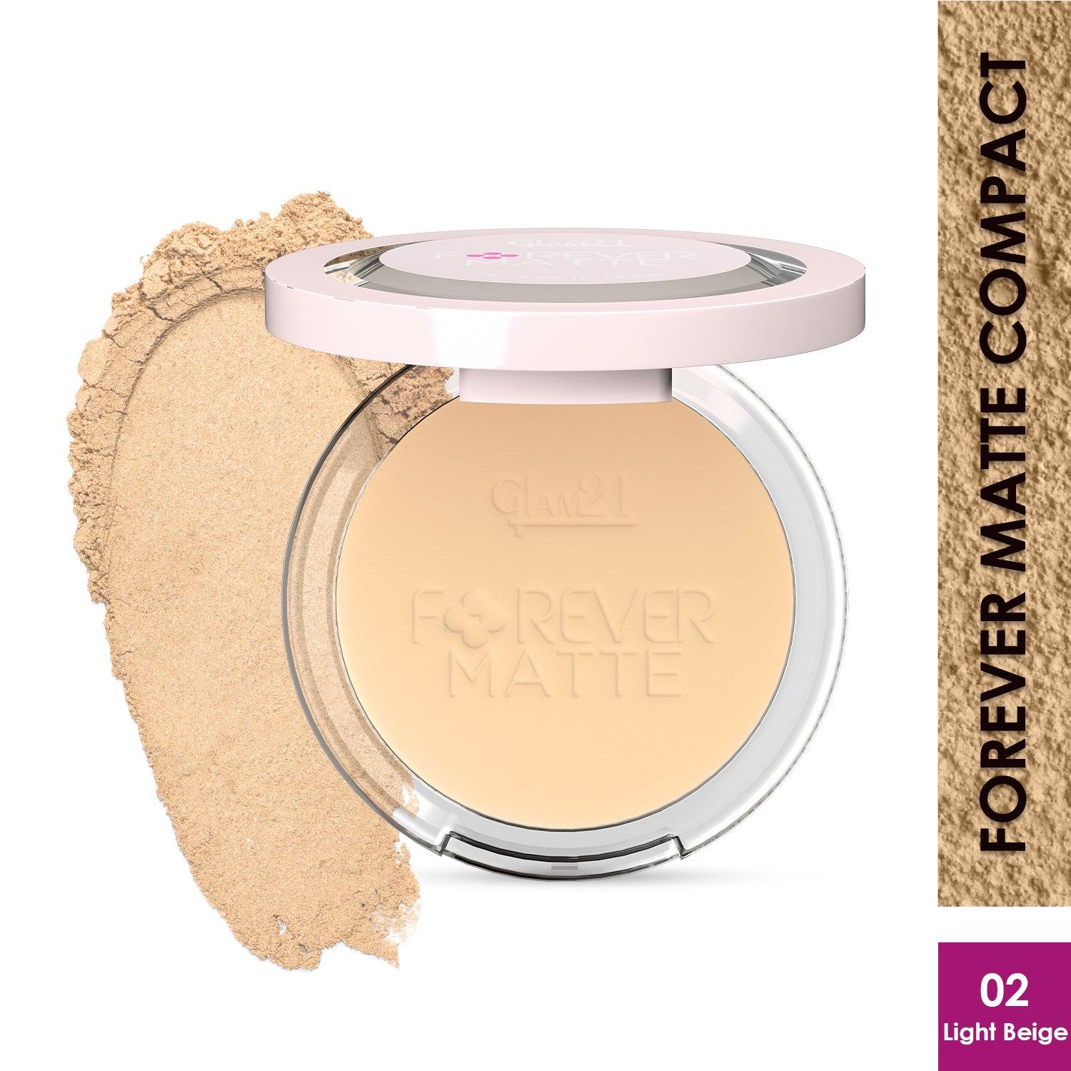 Glam21 Forever Matte Compact - Light Beige