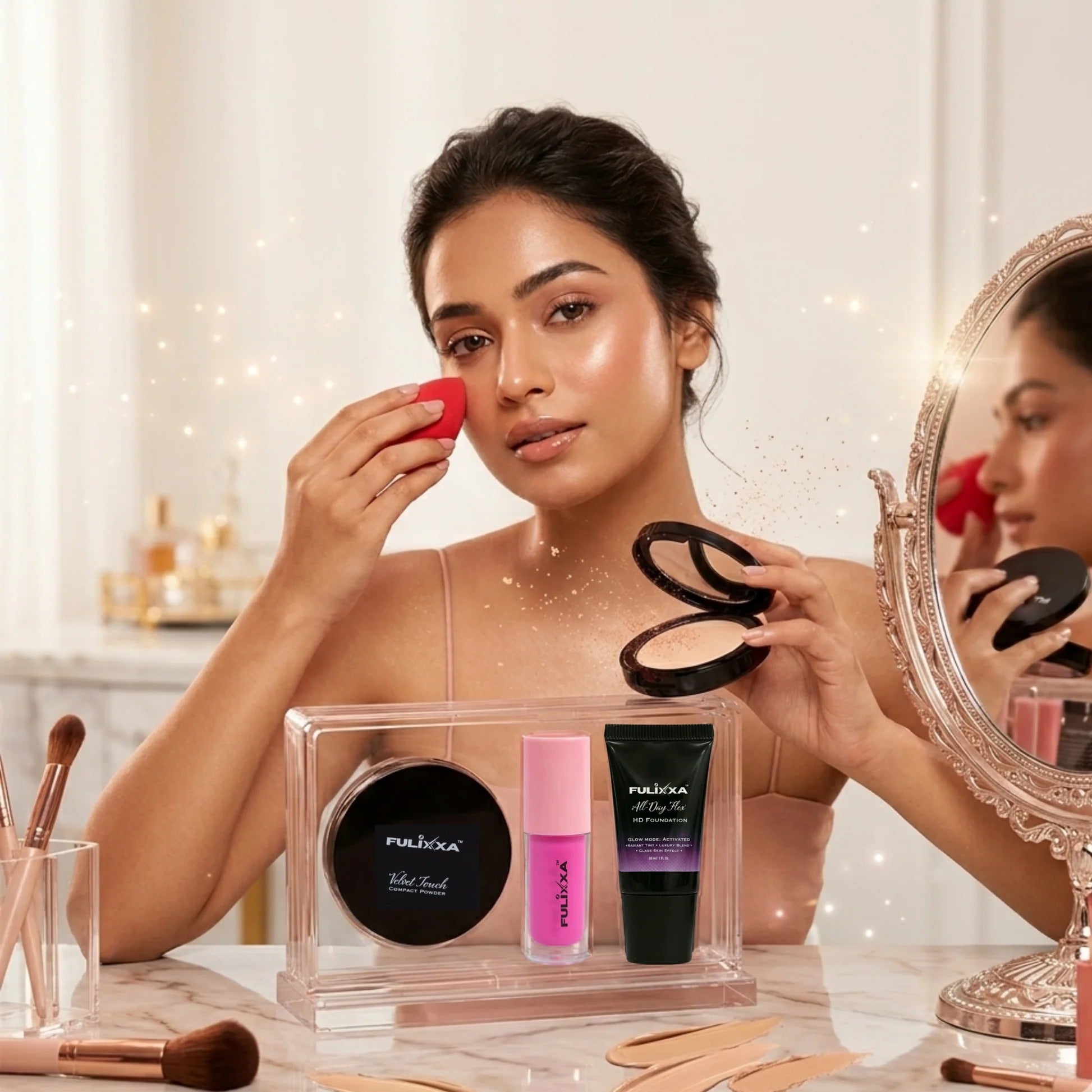 Fulixxa Light - Complete Daily Wear Makeup Combo Set for Women | Pack of 4