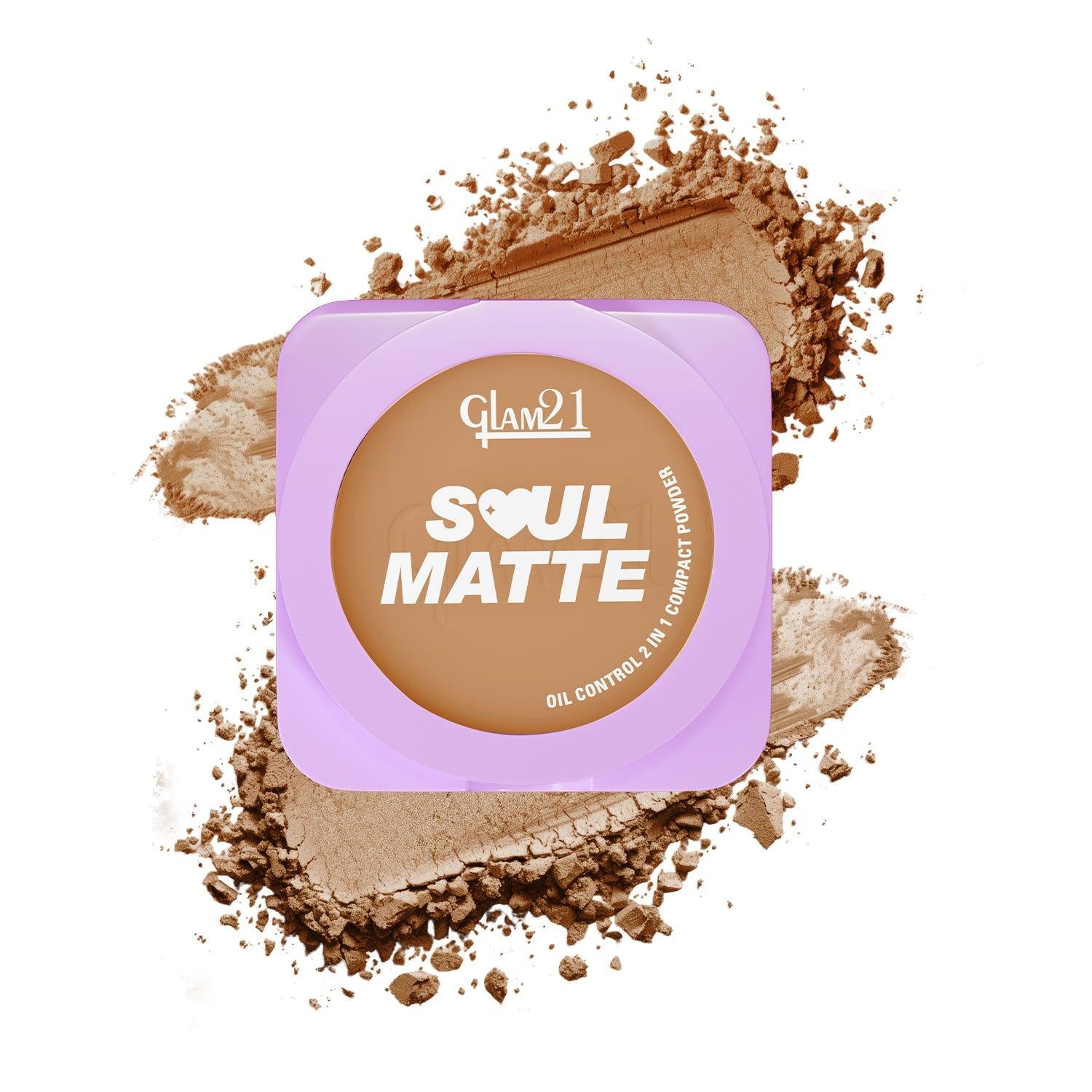 Glam21 Soul Matte Compact - Smokey Walnut