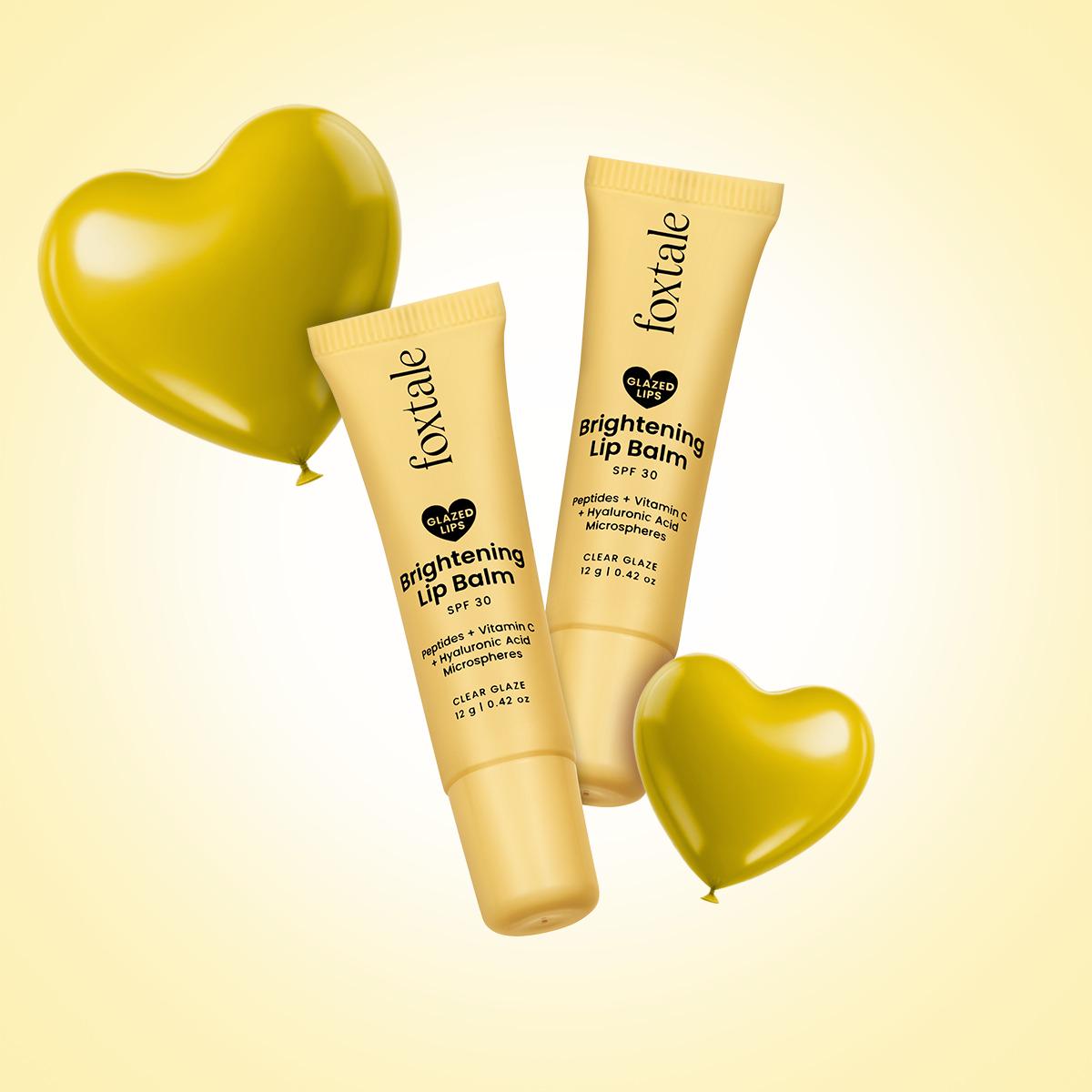 Foxtale Brightening Lip Balm - Kit of 2 (Clear Glaze x 2)