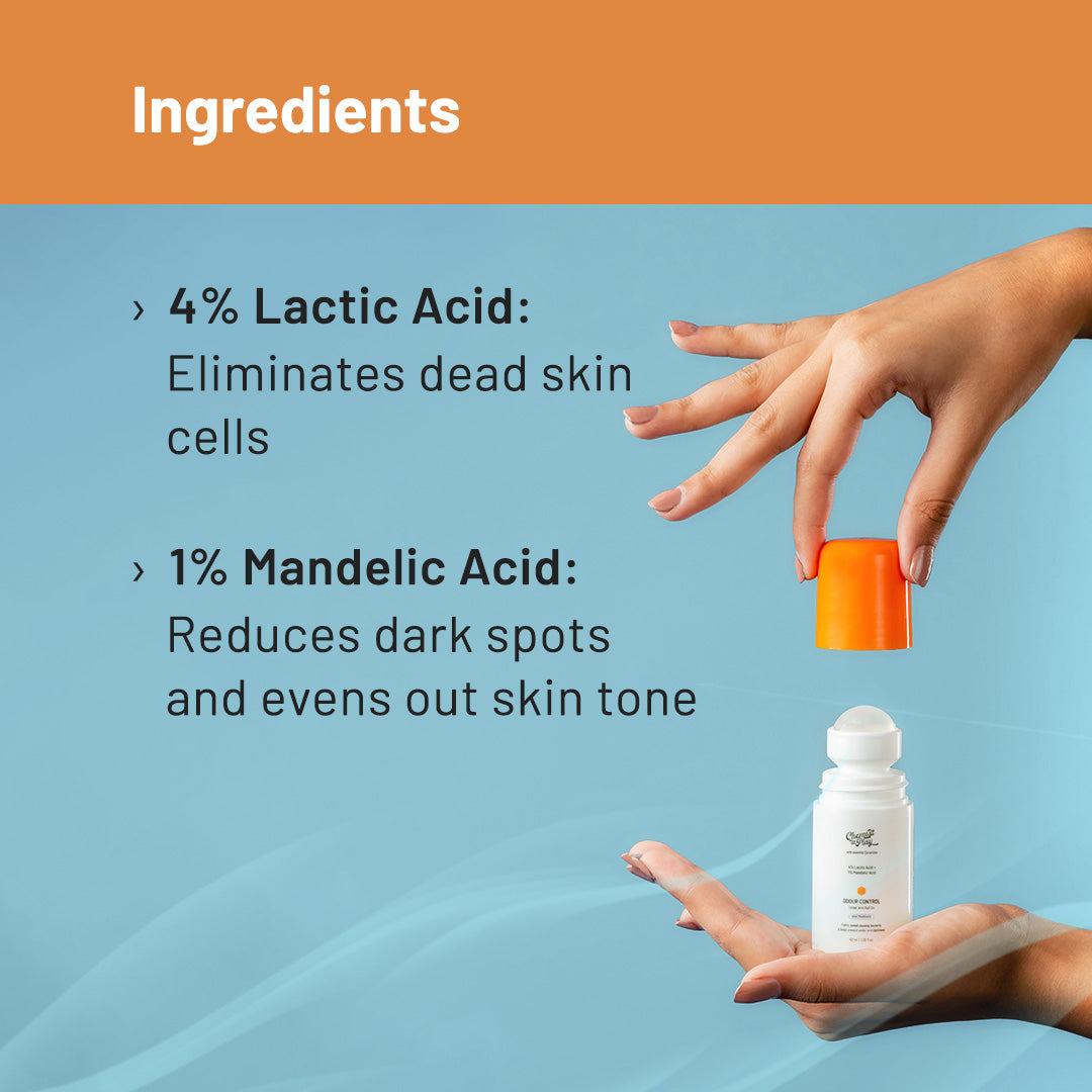 Chemist at Play Exfoliating Body Scrub & Roll On With AHA & Coffee