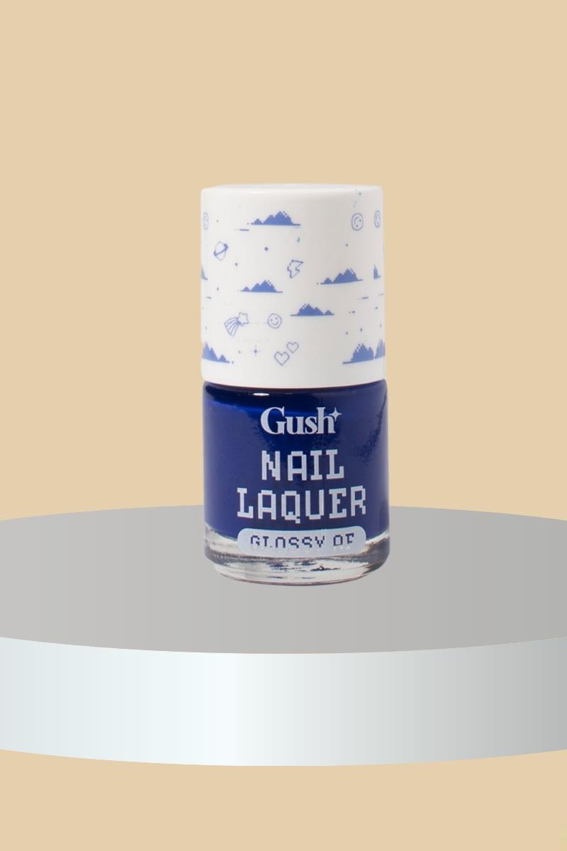 Gush Beauty Berry Blue Dark Blue Nail Lacquer