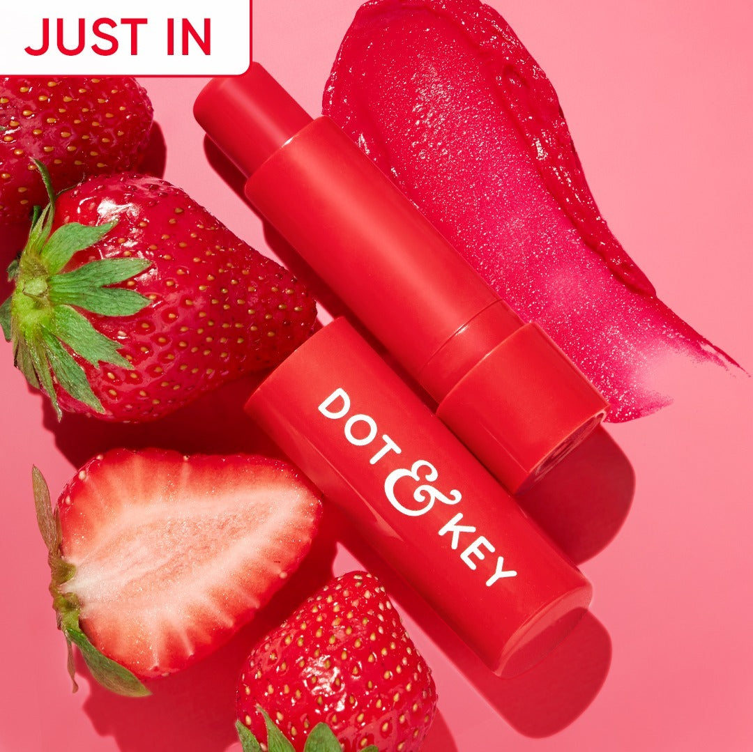 Dot & Key Barrier Repair Hydrating Lip Balm SPF 50+ - Strawberry Red