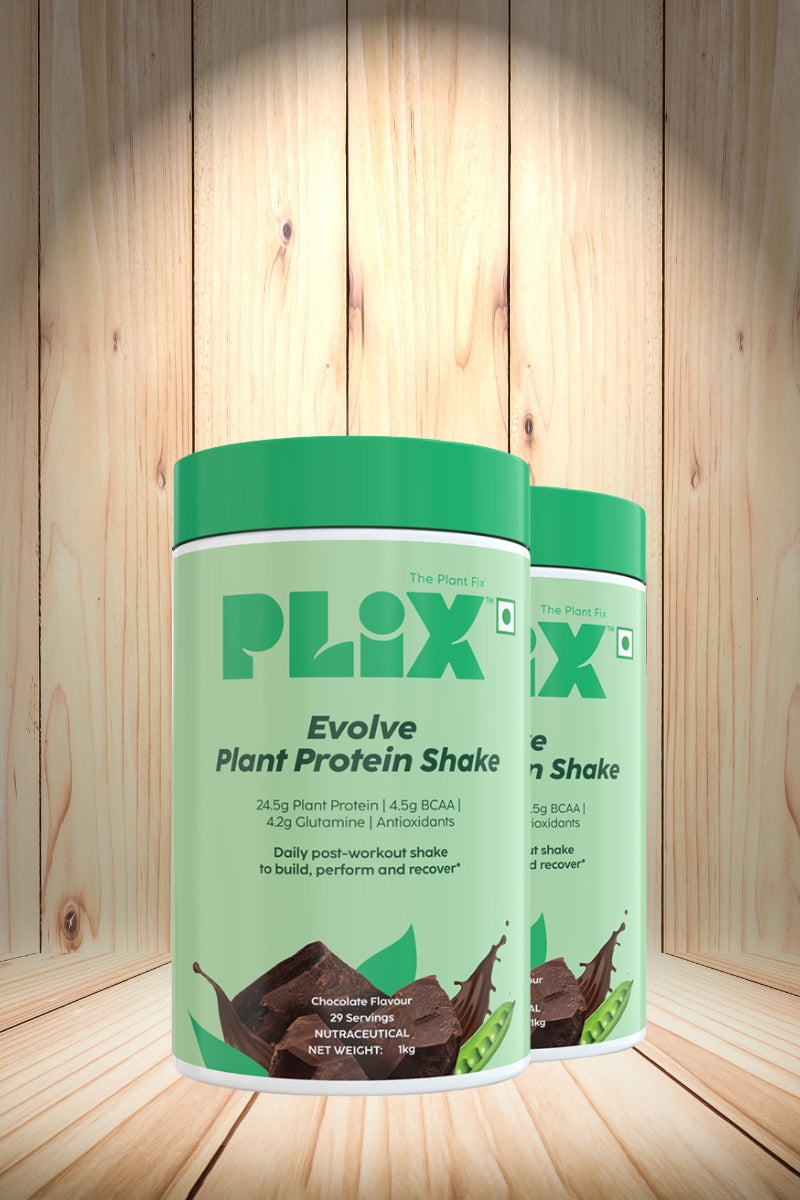 Plix Evolve Performance Plant Protein Powder (Chocolate, 2Kg)