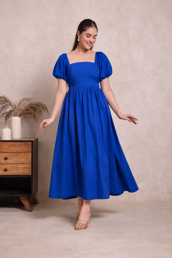 Studio OJS The Daydream Midi Dress - Blue