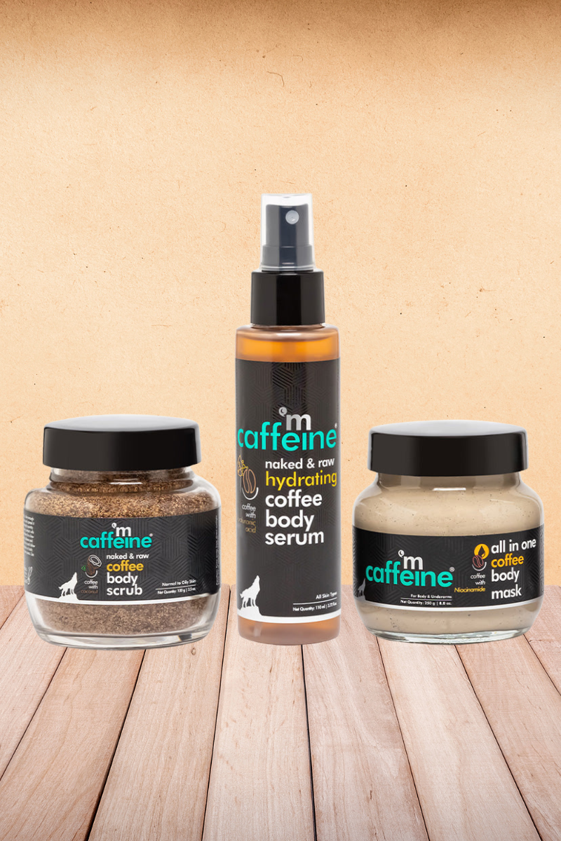 mCaffeine Coffee Detan & Hydrate Complete Body Care Routine