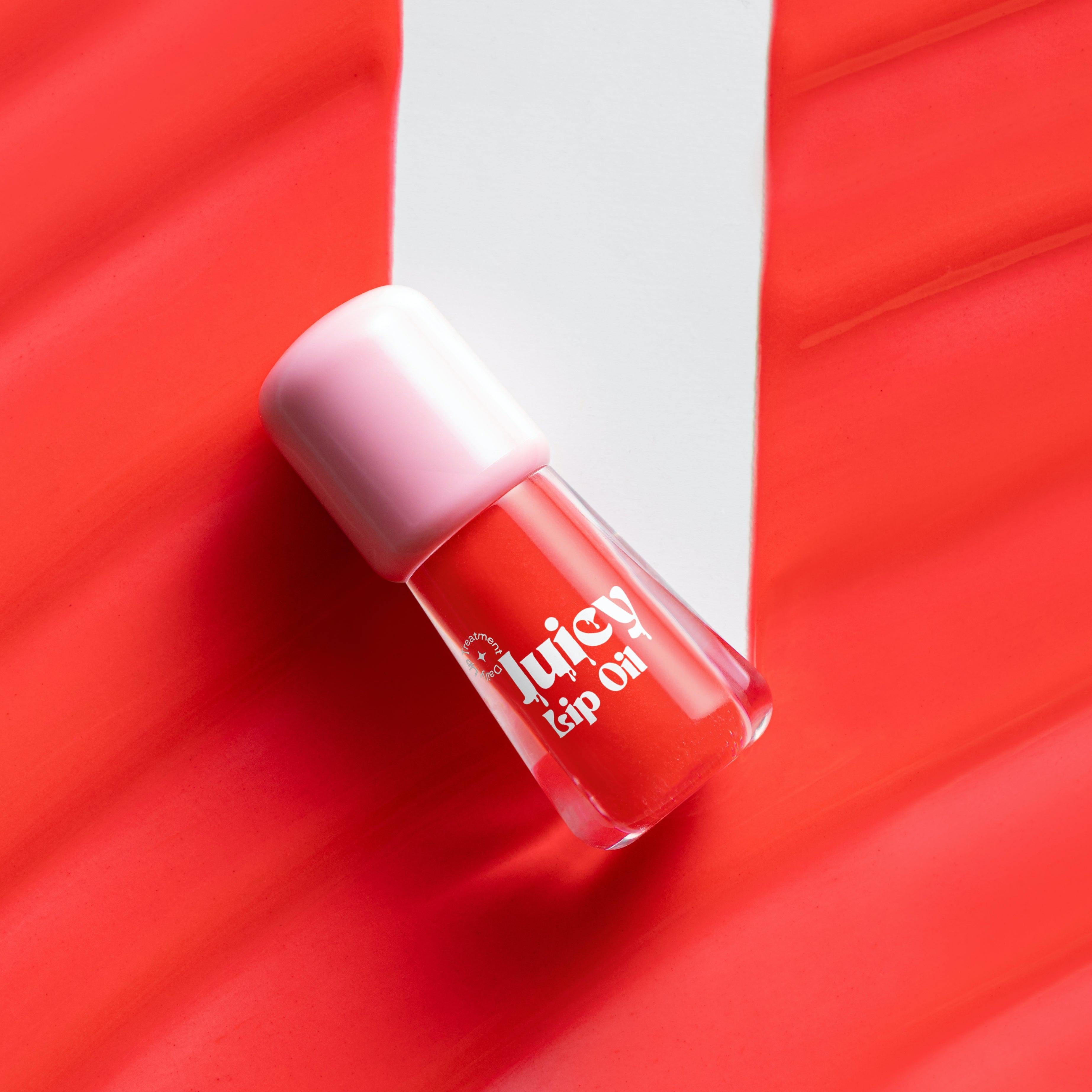 Gush Beauty Juicy Lip Oil - Storm - Cherry Red