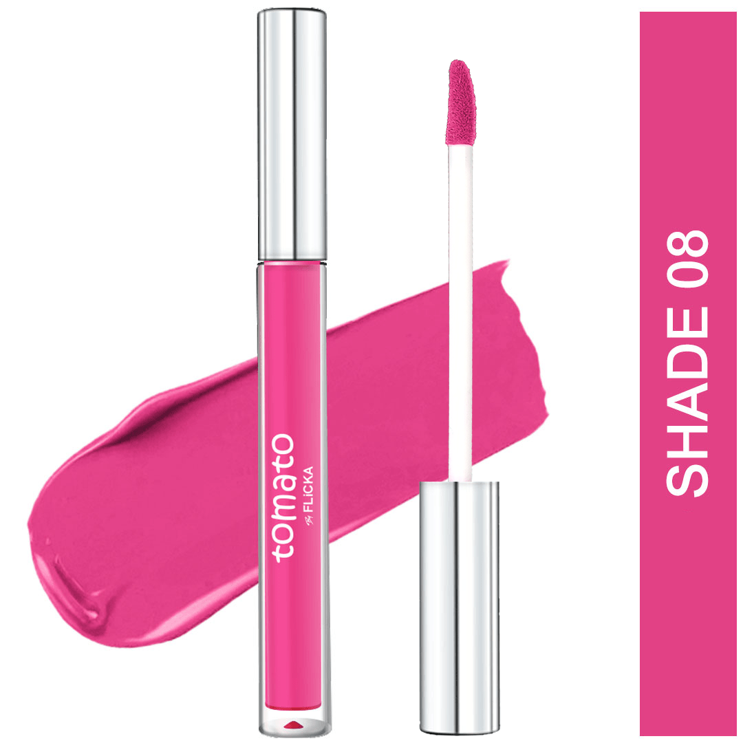 Flicka Cosmetics Shade8 - Tomato Liquid Matte Lipstick