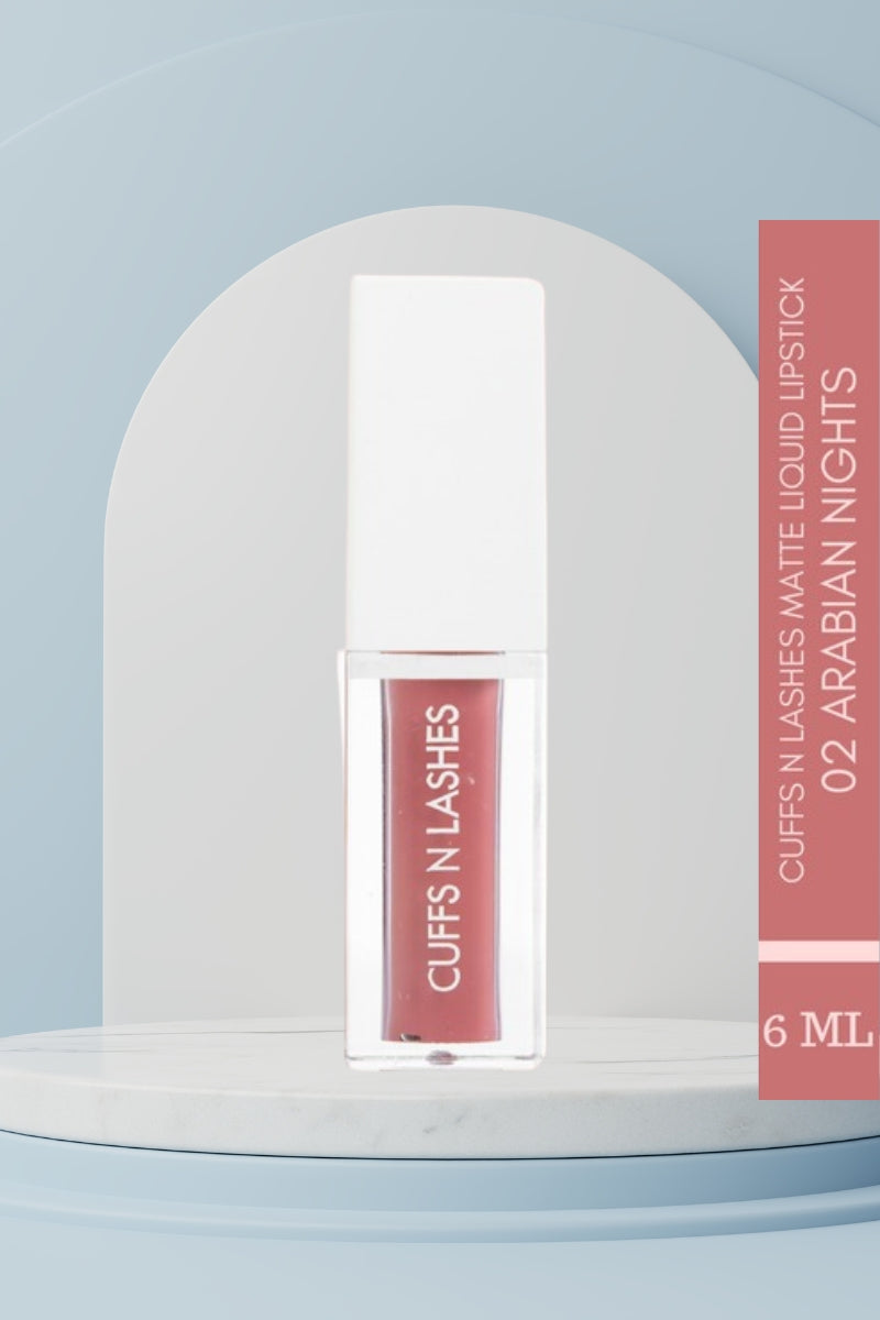 Cuffs N Lashes 02 Arabian Nights - Matte Liquid Lipstick