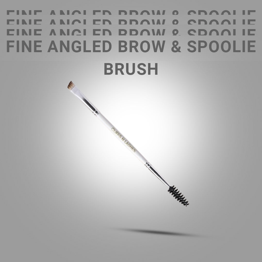 Cuffs N Lashes 07 Dual Brush (Fine Angled Brow Brush & Spoolie)