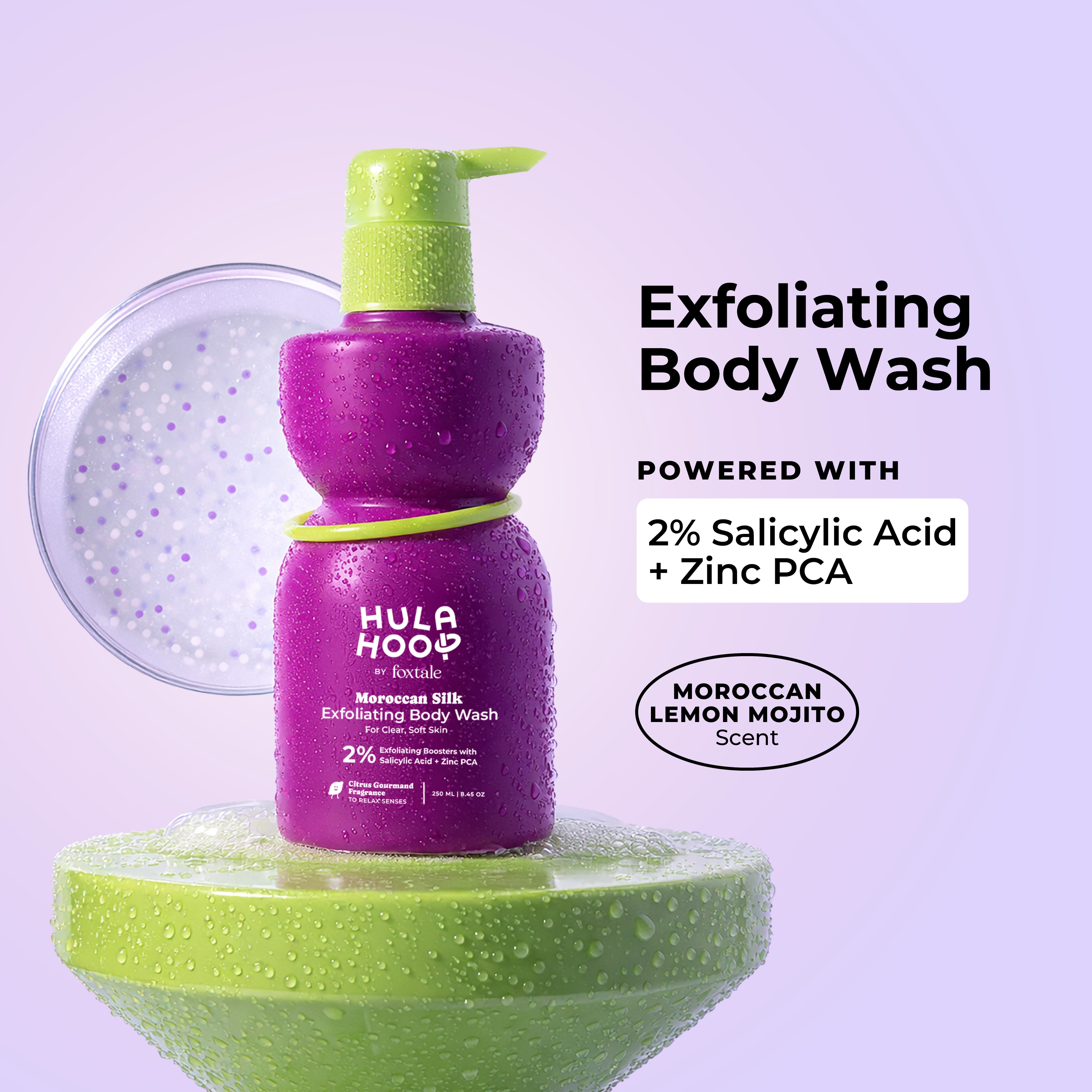 Foxtale Hula Hoop 2% Salicylic Acid Exfoliating Body Wash