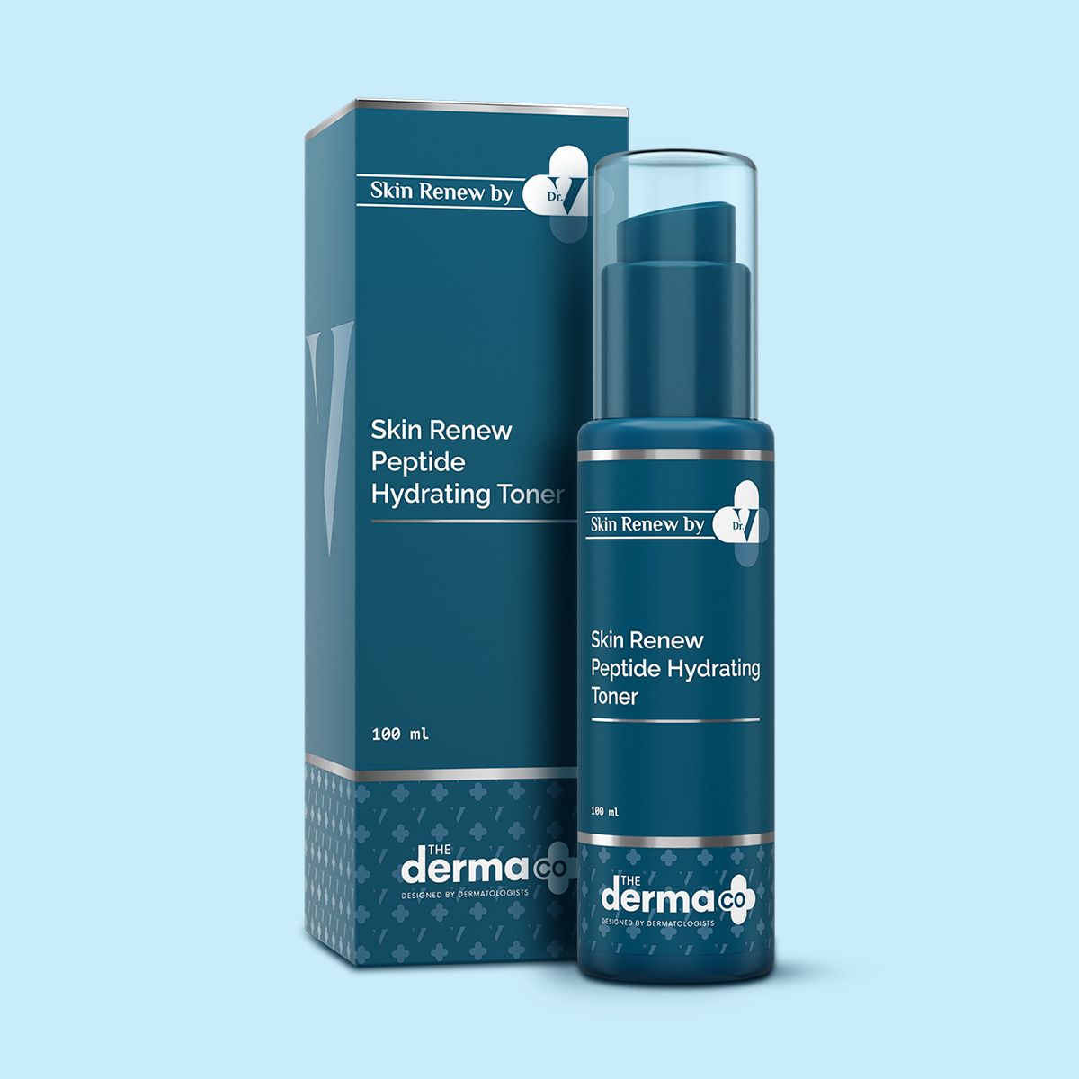 Derma Co X Dr V Skin Renew Peptide Hydrating Toner with Peptide & Hyaluronic Acid - 100ml