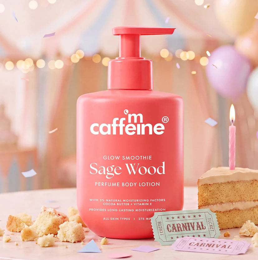 mCaffeine Sage Wood Serum Perfume Body Lotion - 275ml