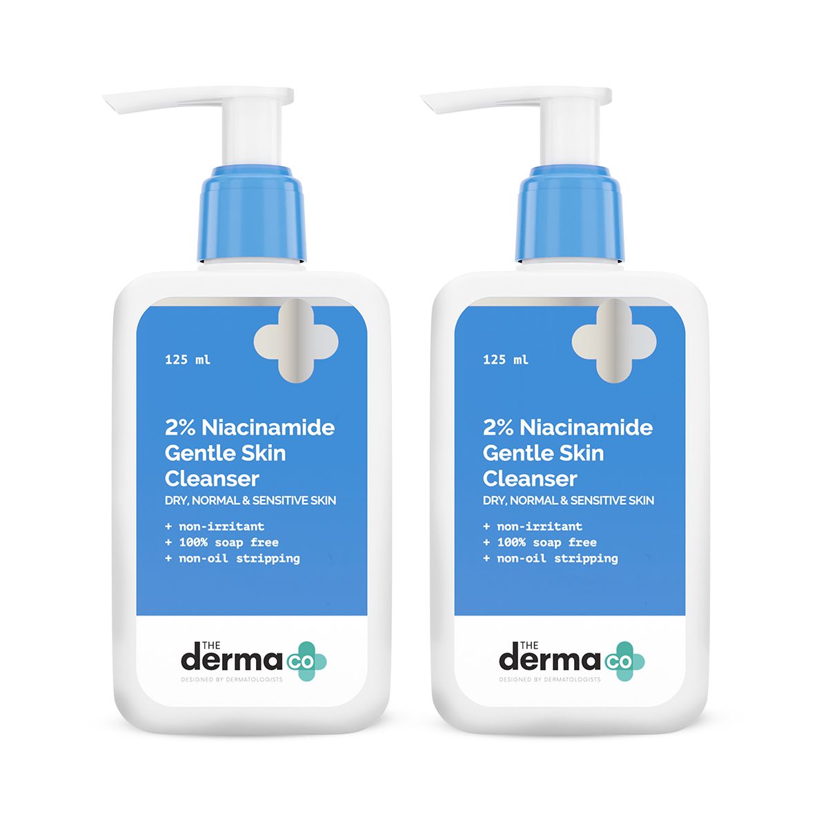 Derma Co 2% Niacinamide Gentle Skin Cleanser for Sensitive, Dry & Normal Skin - 100ml