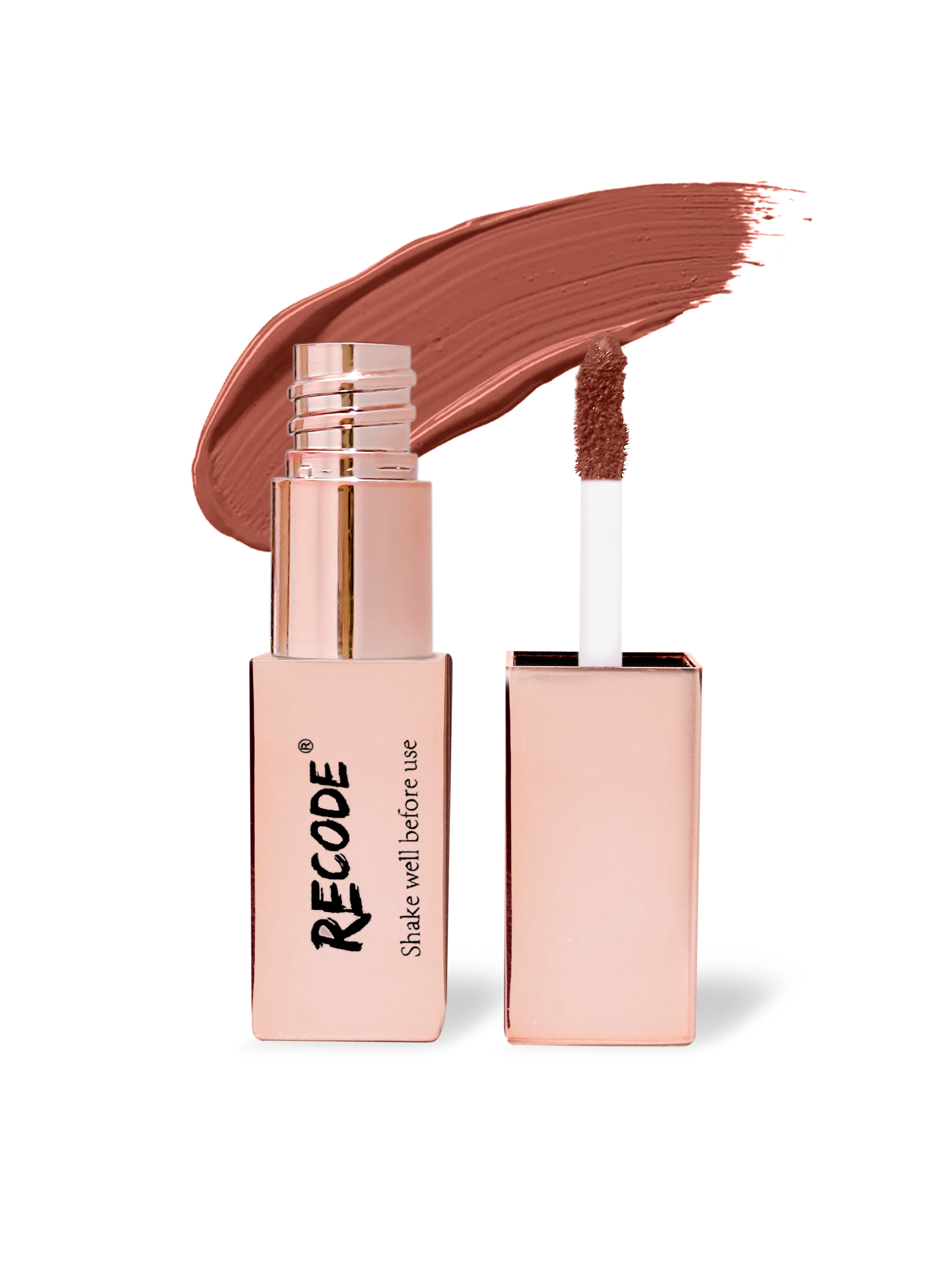 Recode 08 Gloss Fix Glossy Transfer Proof Liquid Lipstick - 08 On Fire