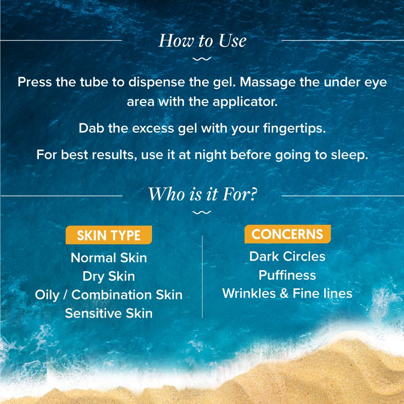 Aqualogica Glow+ Luminous Under Eye Gel - 20g