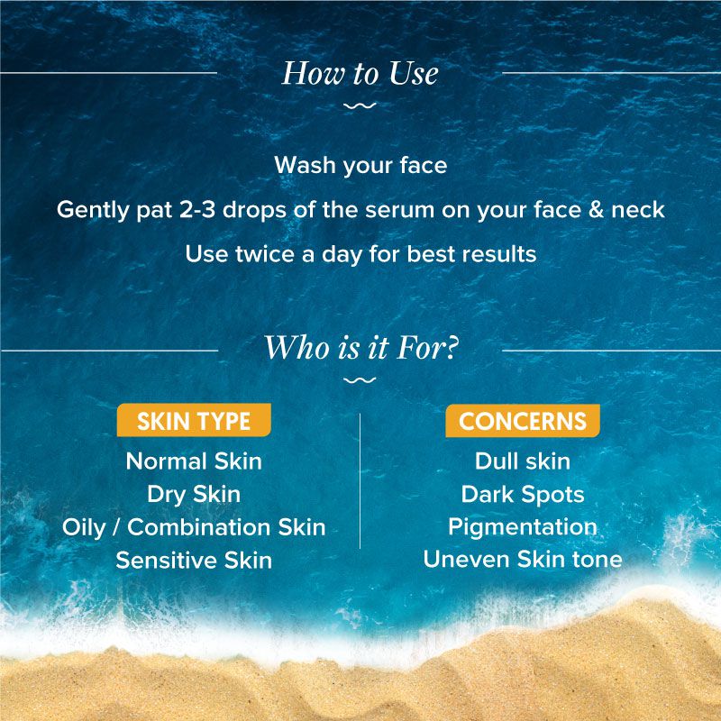 Aqualogica Glow+ Concentrate Face Serum - 30ml