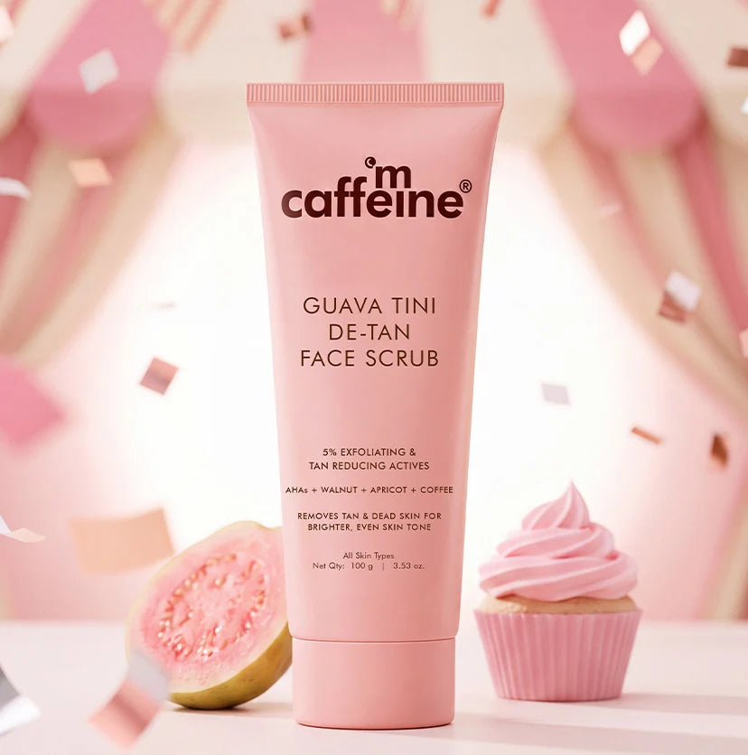 mCaffeine Guava Tini De-Tan Face Scrub - 100gm