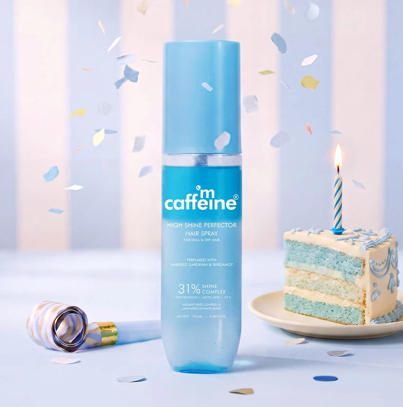 mCaffeine Anti-Frizz Perfume Hair Spray - 100g
