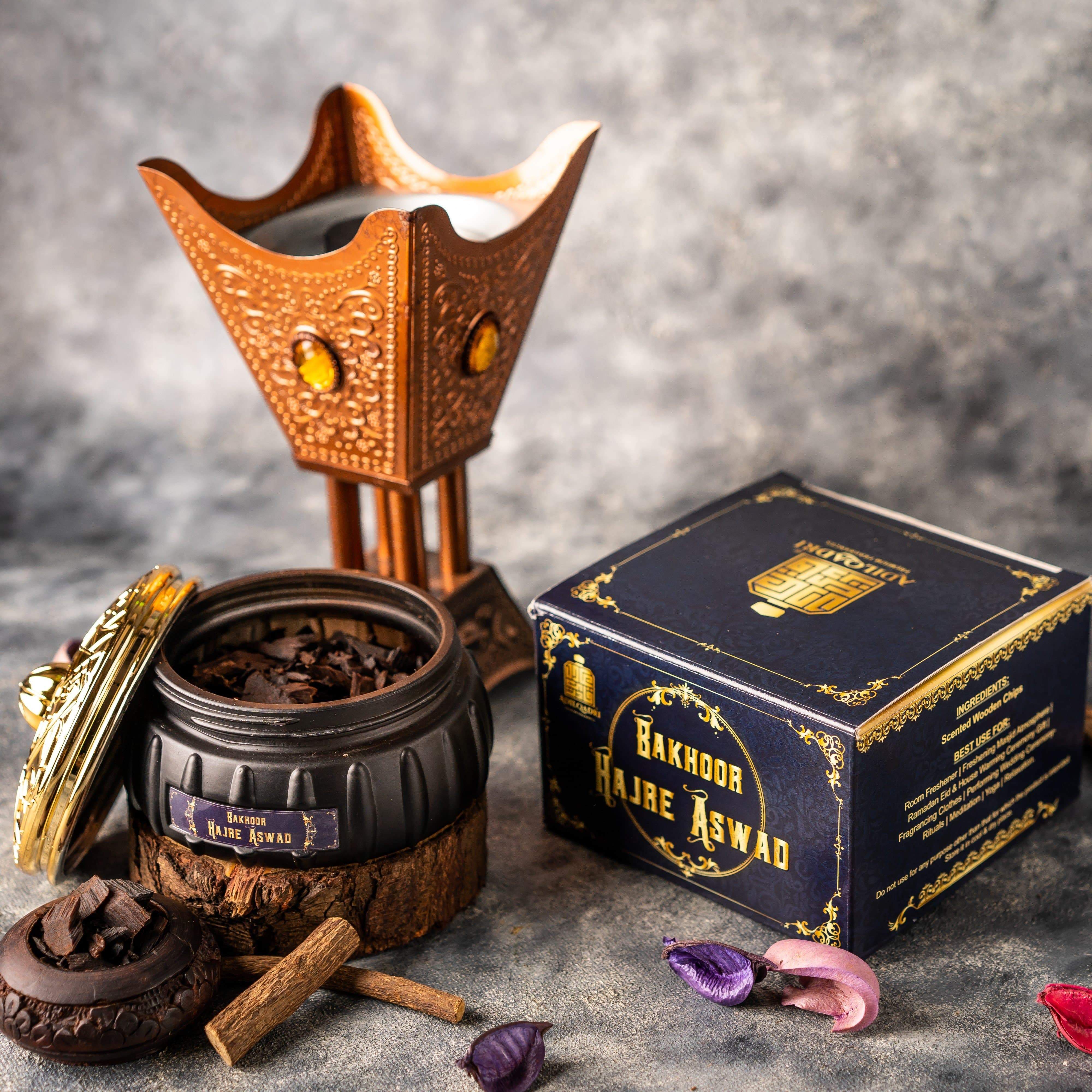AdilQadri Hajre Aswad Bakhoor Incense Sticks (Bukhur Chips)