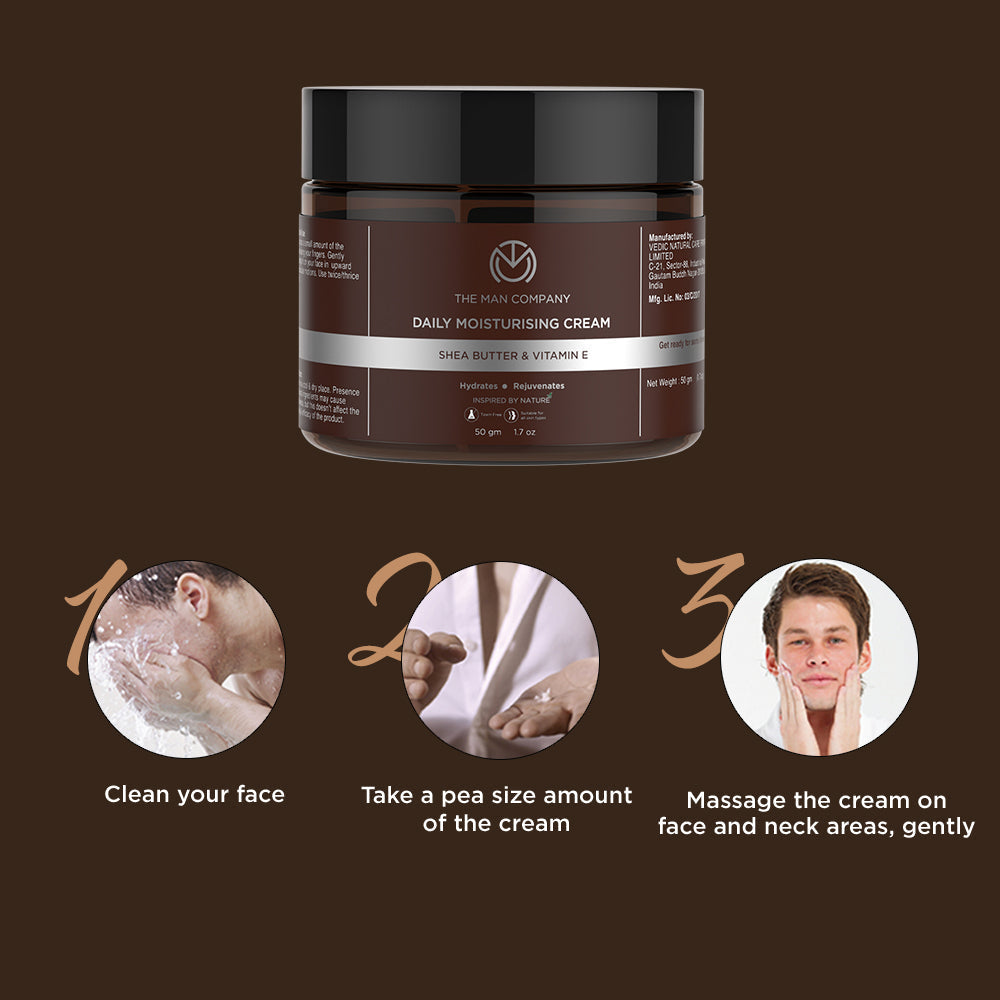 The Man Company Moisturising Cream - 50gm