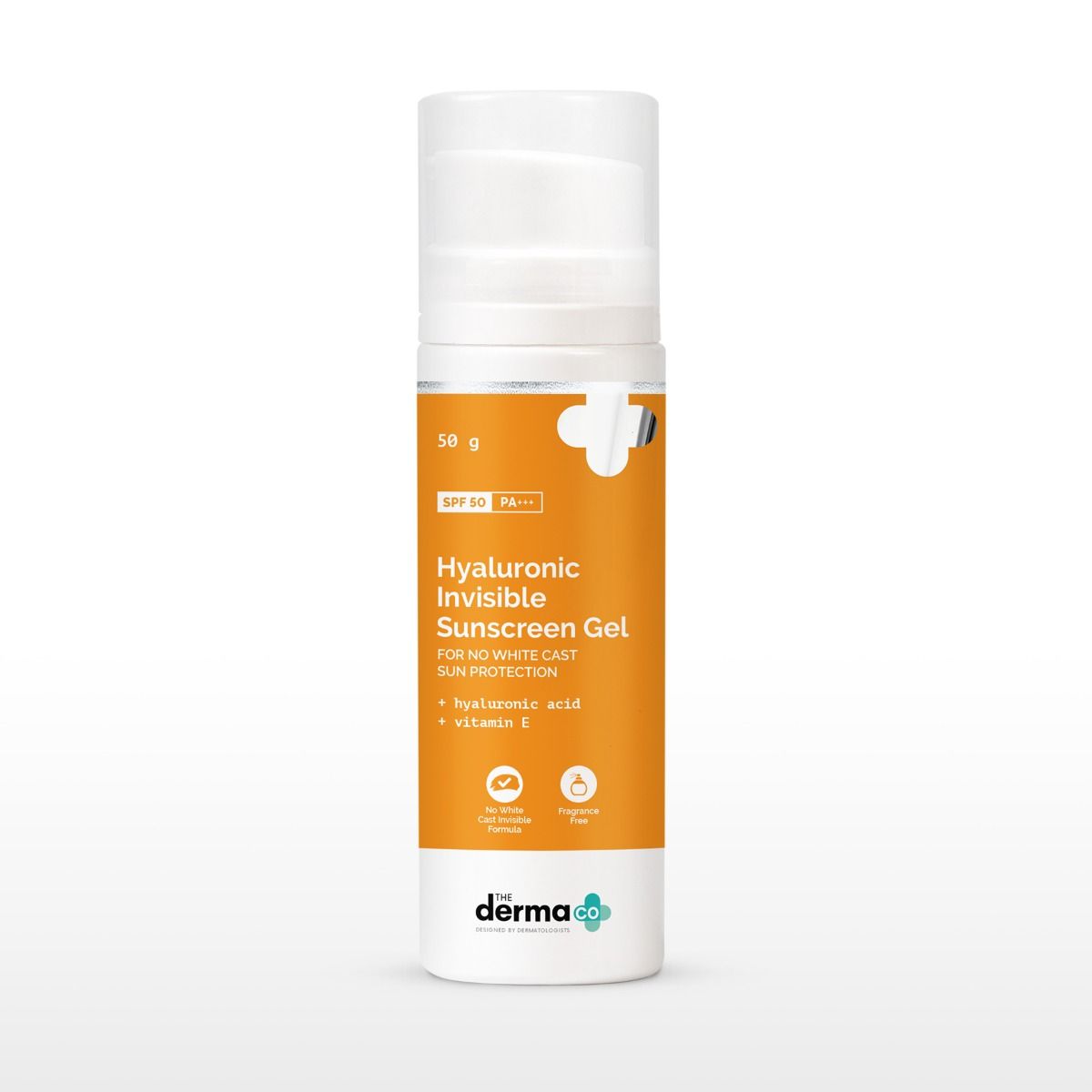 Derma Co Hyaluronic Invisible Sunscreen Gel with Hyaluronic Acid & Vitamin E - 50g