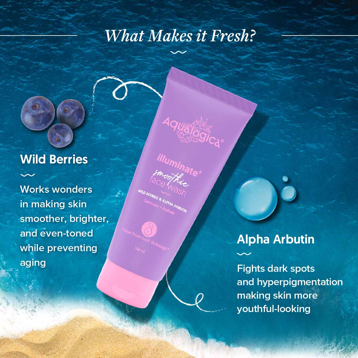 Aqualogica Illuminate+ Smoothie Face Wash