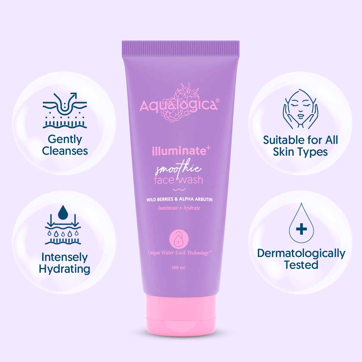 Aqualogica Illuminate+ Smoothie Face Wash