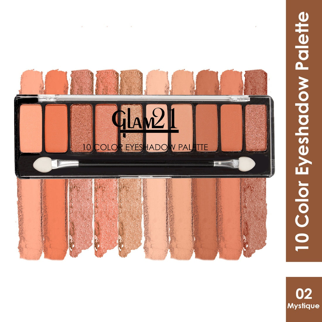 Glam21 10 Color Eyeshadow Palette - Mystique