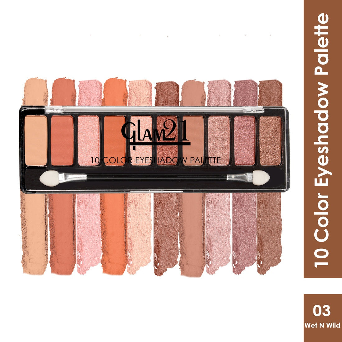 Glam21 10 Color Eyeshadow Palette - Wet N Wild