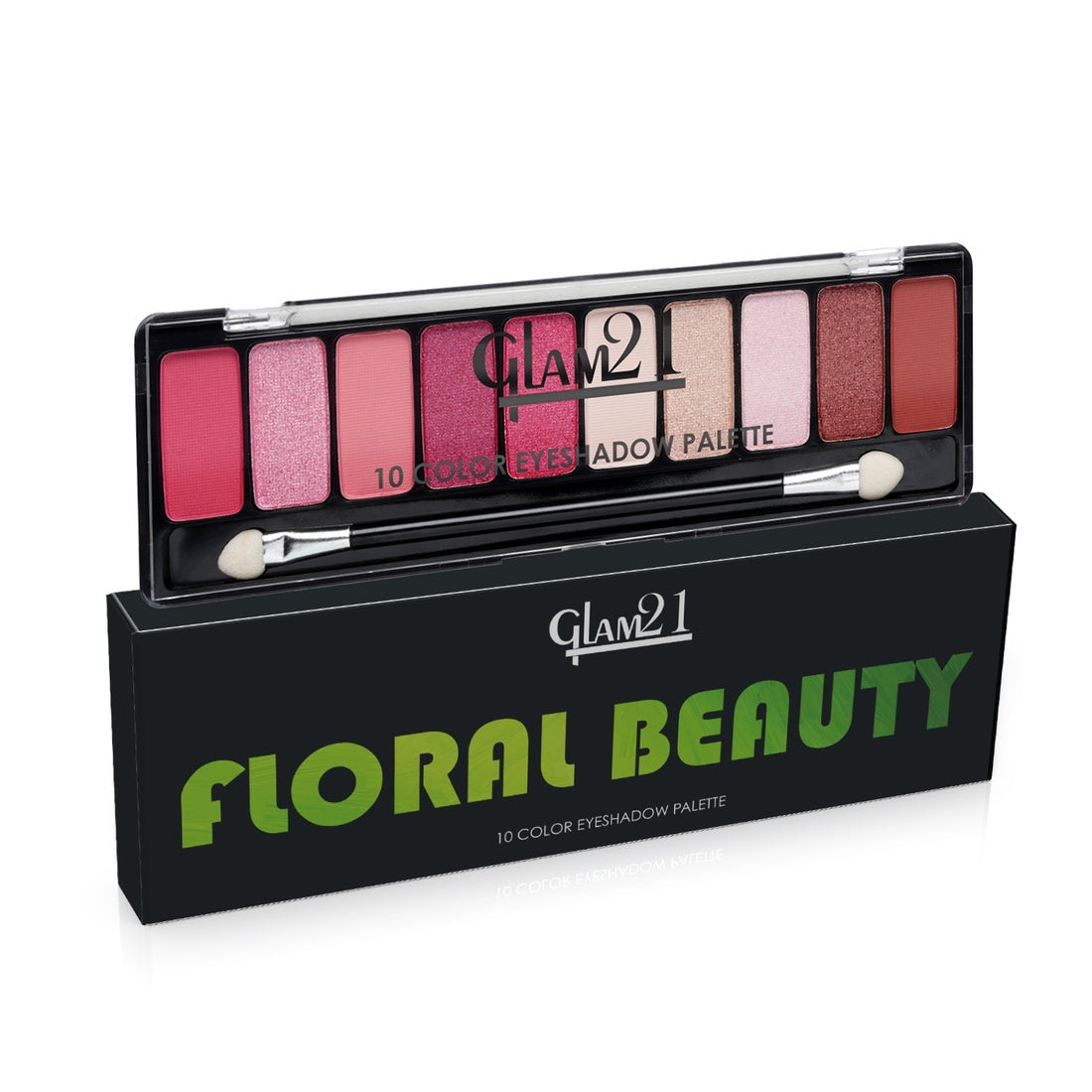 Glam21 10 Color Eyeshadow Palette - Floral beauty