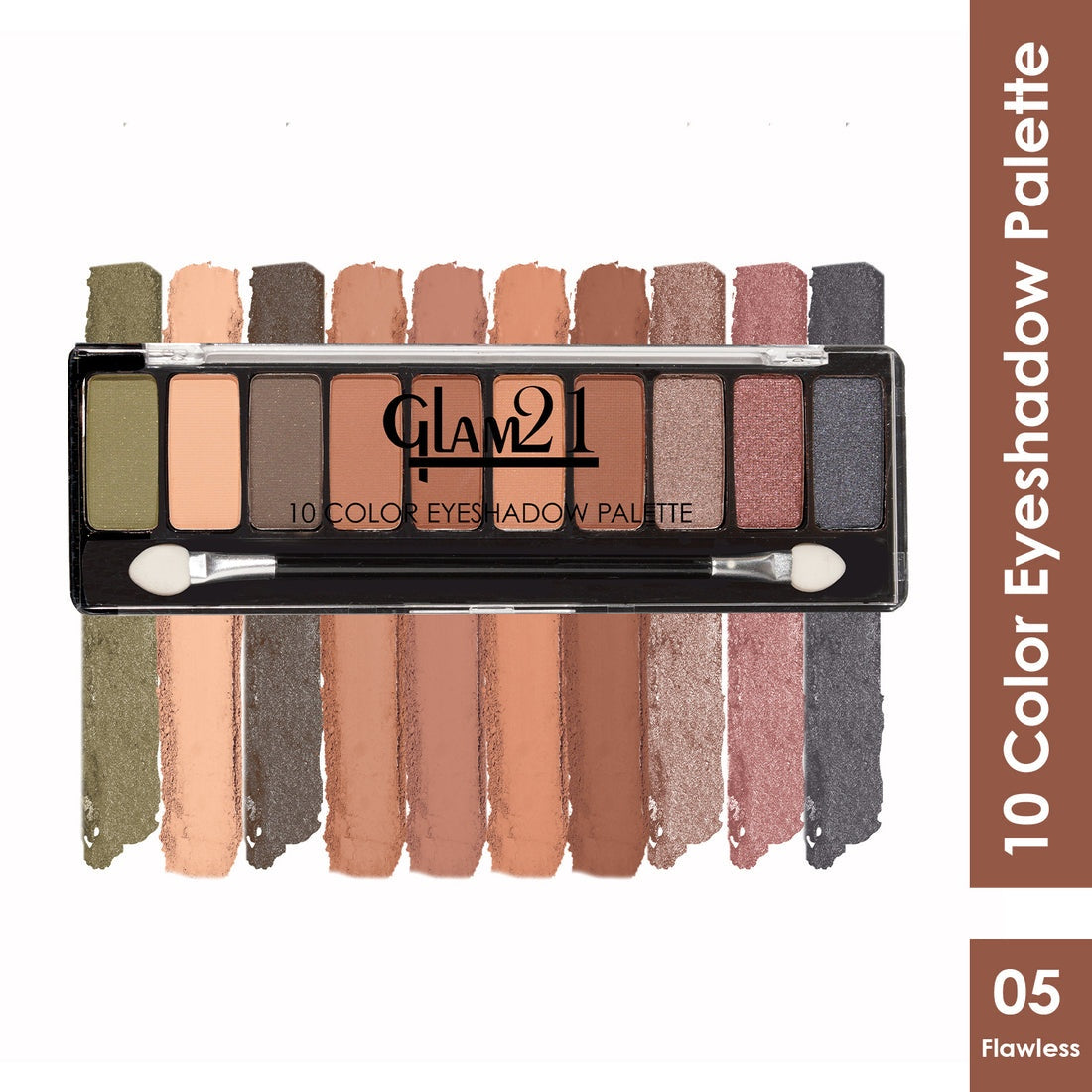 Glam21 10 Color Eyeshadow Palette - Flawless