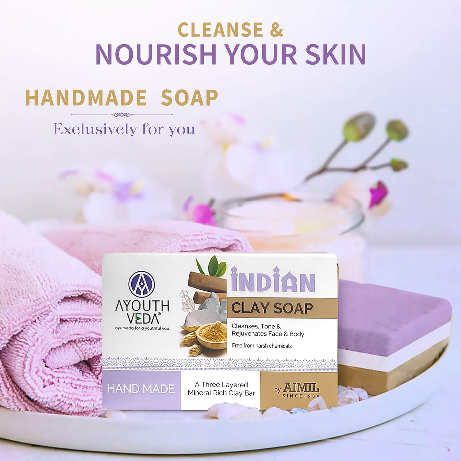 Ayouthveda Indian Clay Soap
