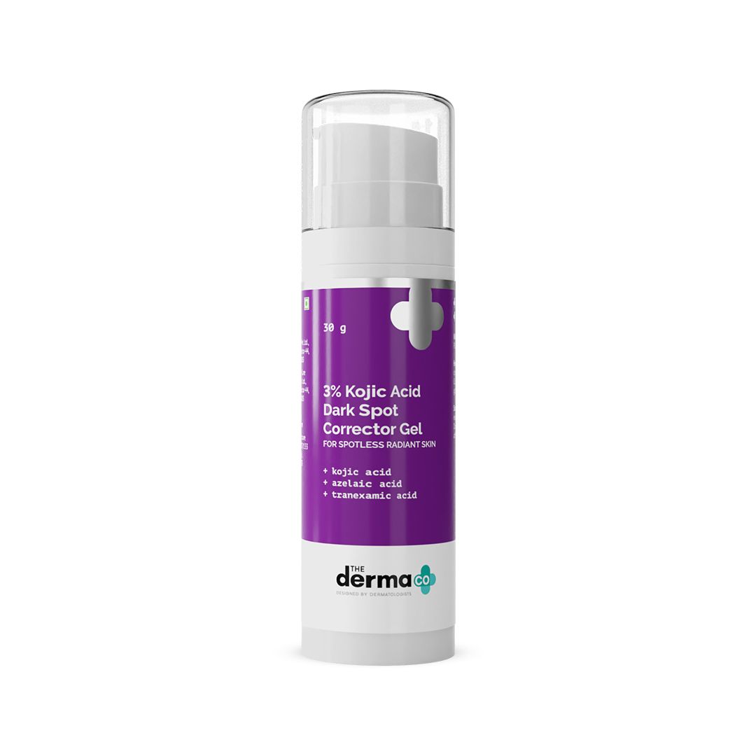 Derma Co 3% Kojic Acid Dark Spot Corrector Gel with Azelaic & Tranexamic Acid - 30g