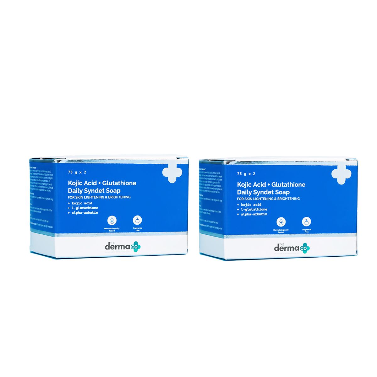 Derma Co Kojic Acid + Glutathione Daily Syndet Soap with L-Glutathione & Alpha Arbutin