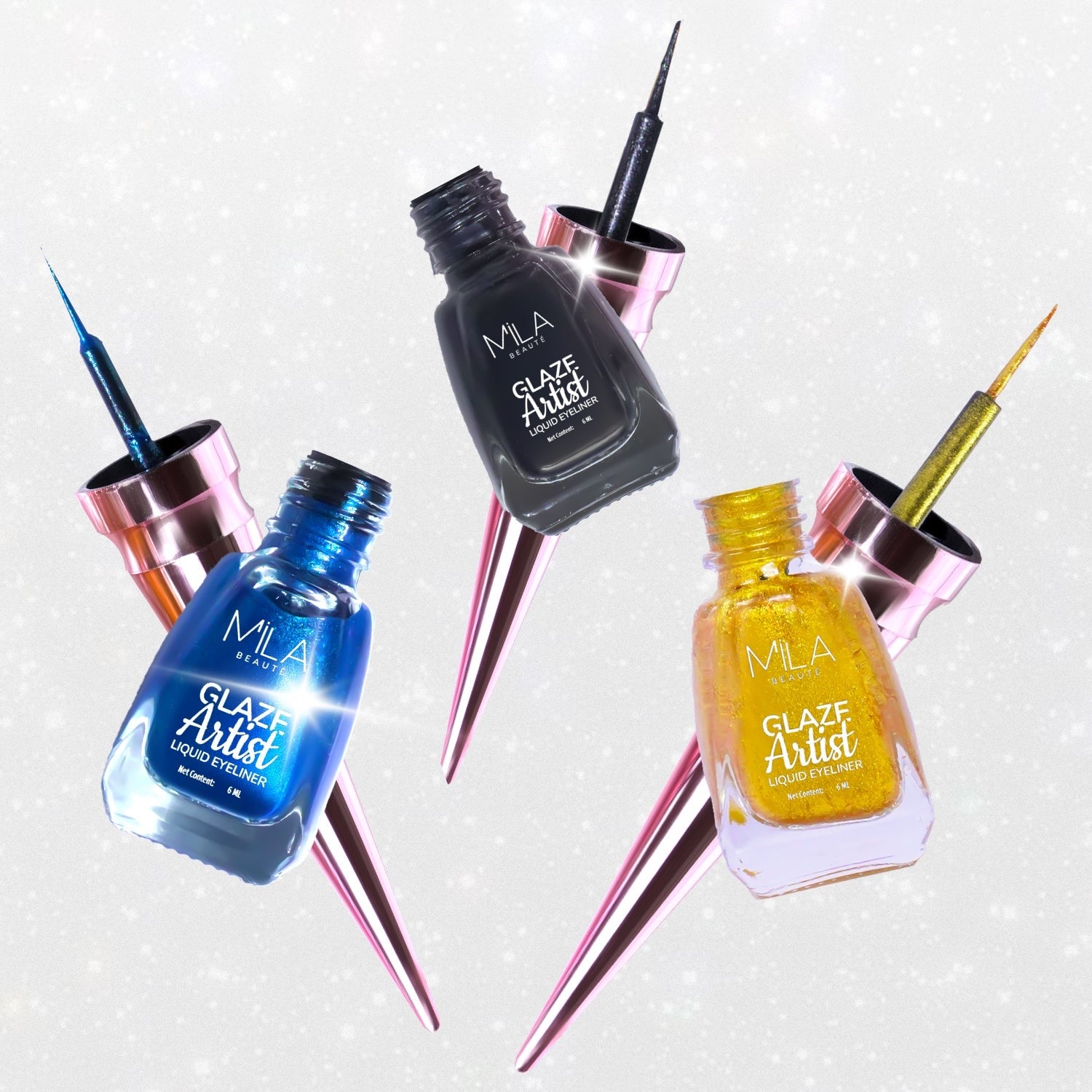 Mila Beaute Glaze Eyeliner Trio