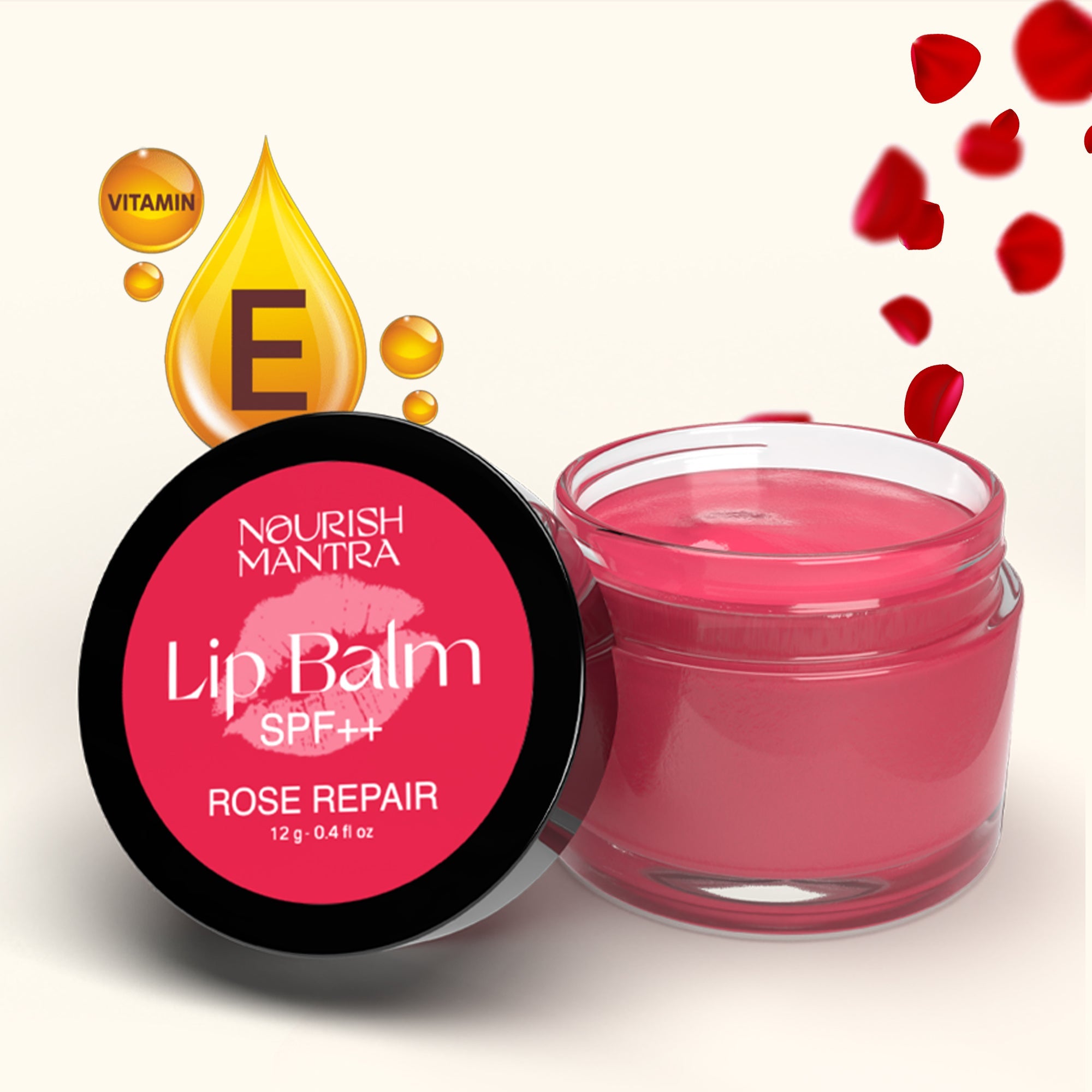 Nourish Mantra Rose Repair Lip Balm