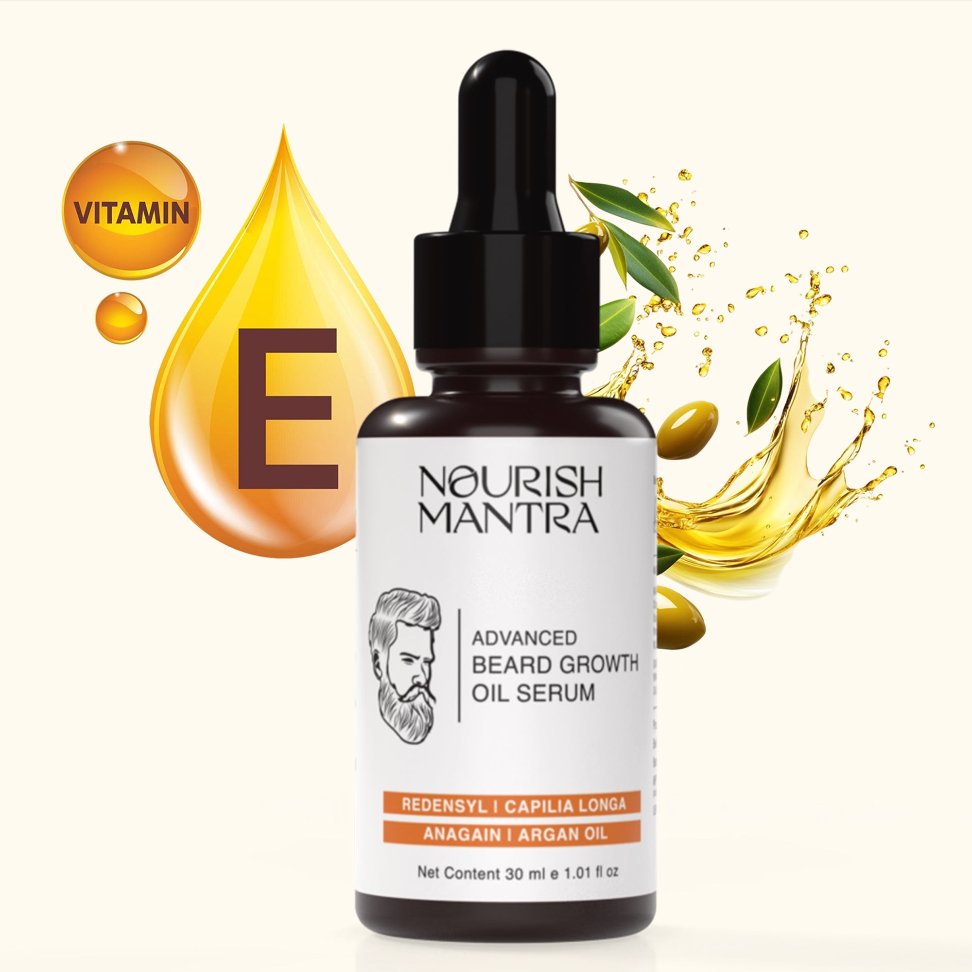 Nourish Mantra Advanced Beard Growth Oil Serum - Pack of 1